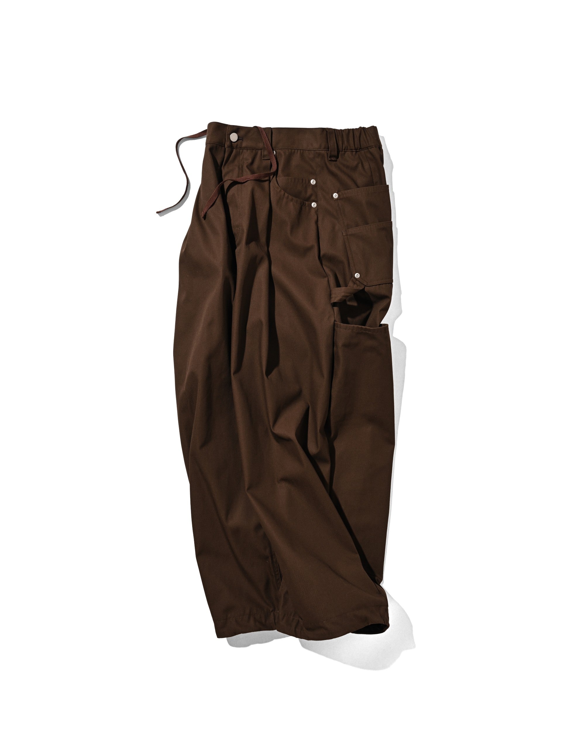 【5.16 SAT 20:00- IN STOCK】T/C GABARDINE CITY MASSIVE UTILITY PANTS (BROWN)