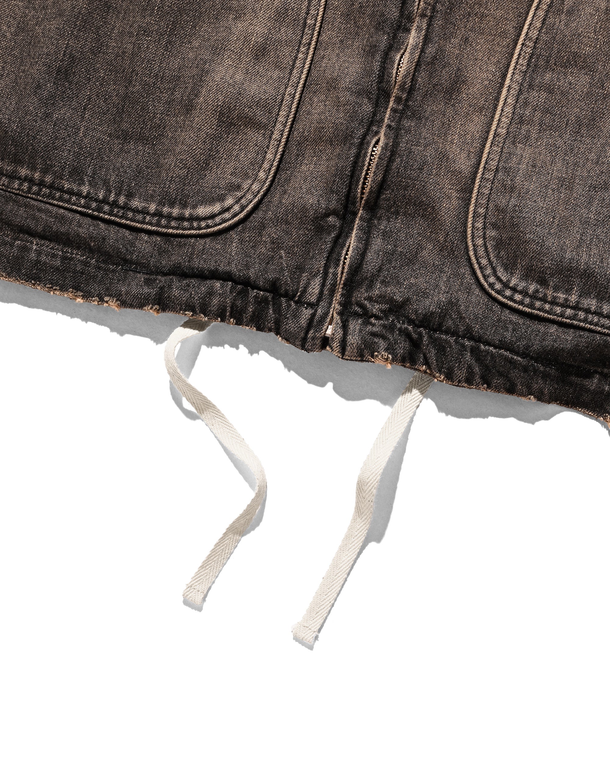 【IN STOCK】VINTAGE DYED SELVEDGE DENIM URBAN JACKET (VINTAGE BLACK)