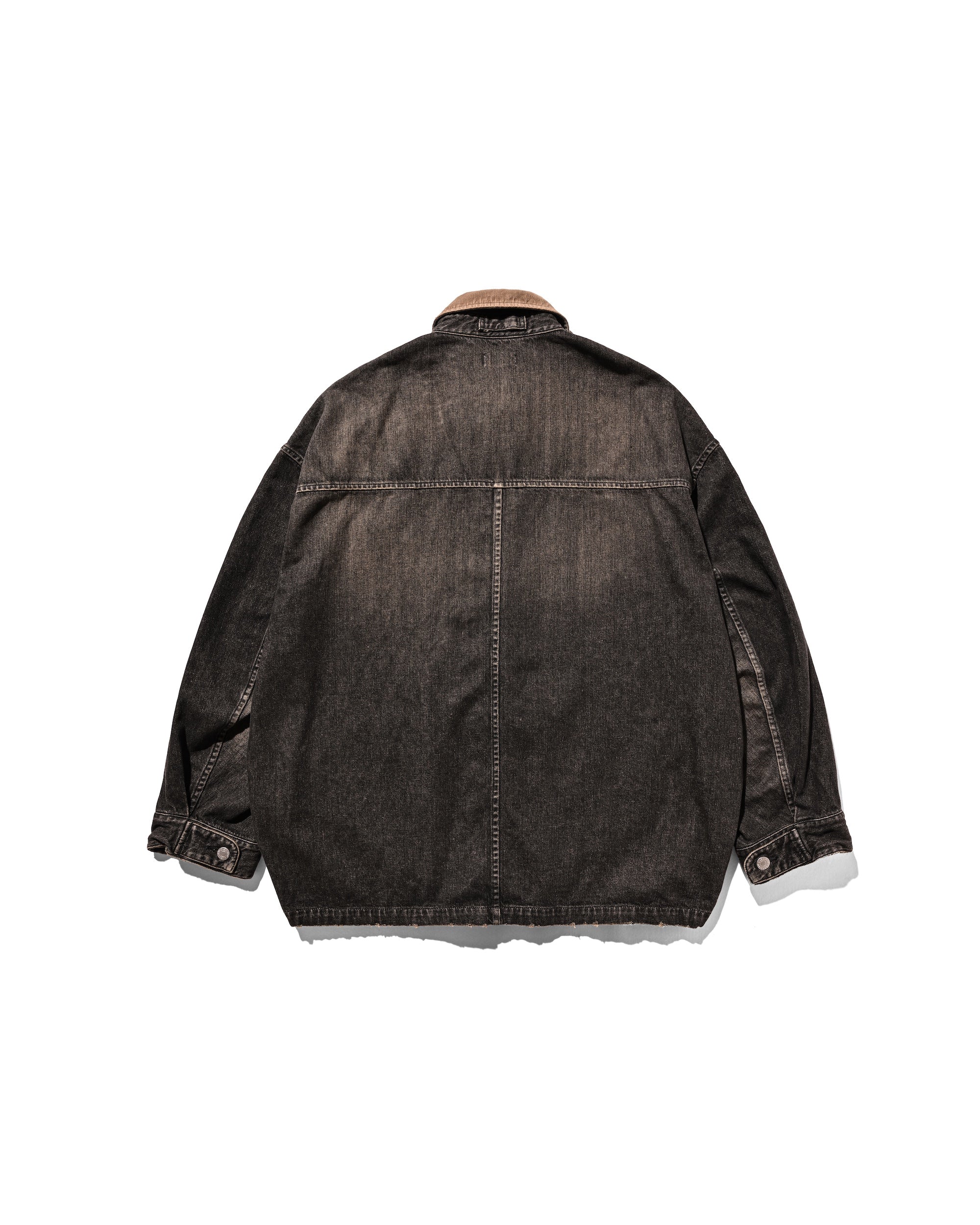 【IN STOCK】VINTAGE DYED SELVEDGE DENIM URBAN JACKET (VINTAGE BLACK)