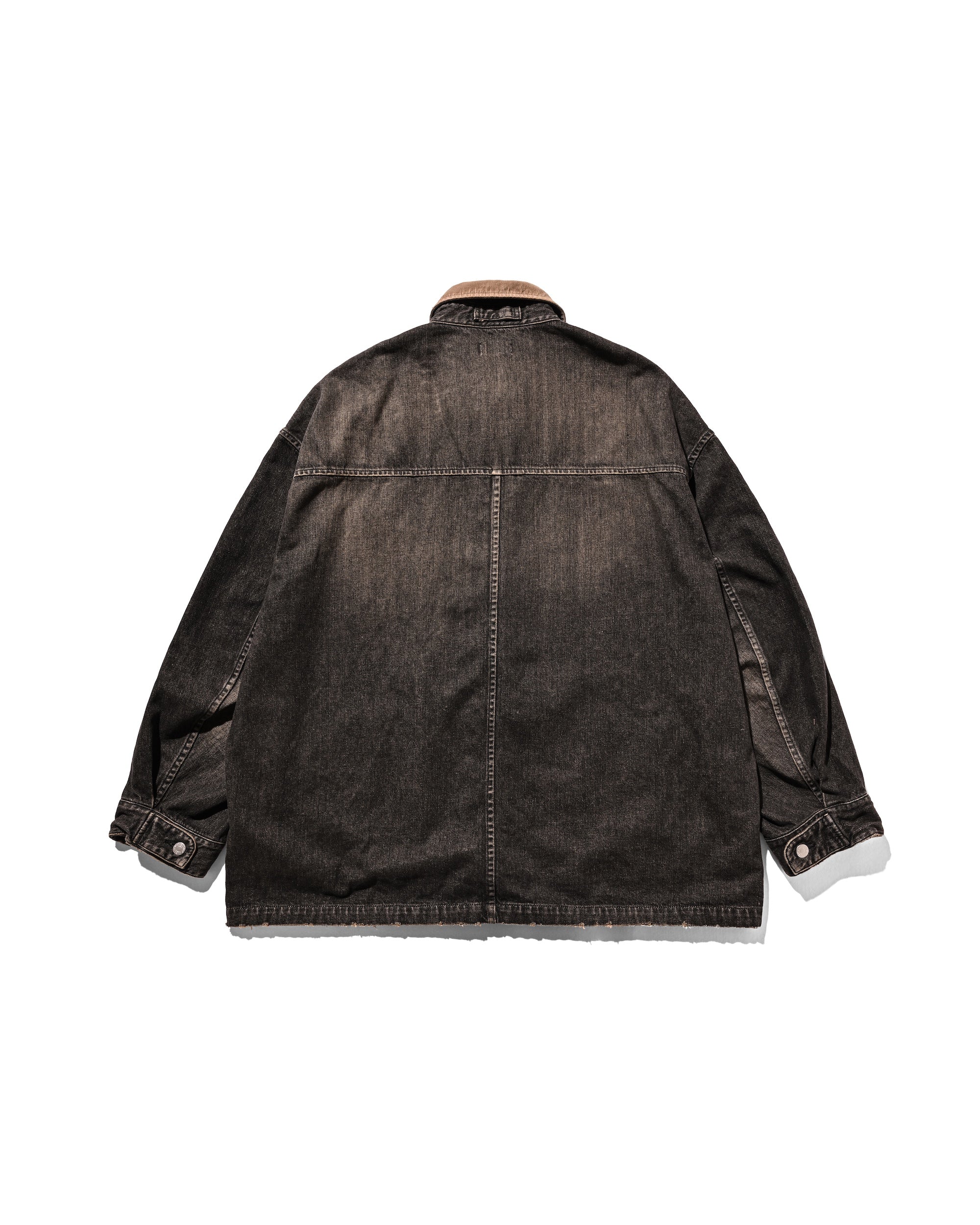 【IN STOCK】VINTAGE DYED SELVEDGE DENIM URBAN JACKET (VINTAGE BLACK)
