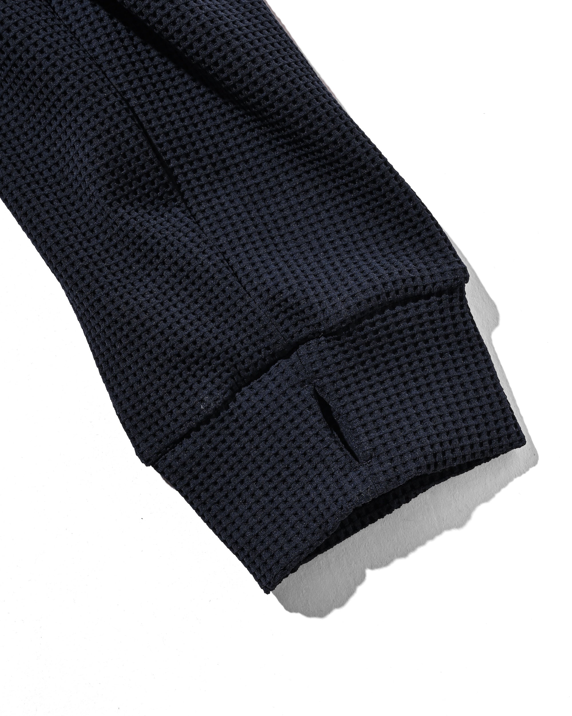 CITY LIGHT THERMAL HALF ZIP HOODIE (NAVY×BLACK)