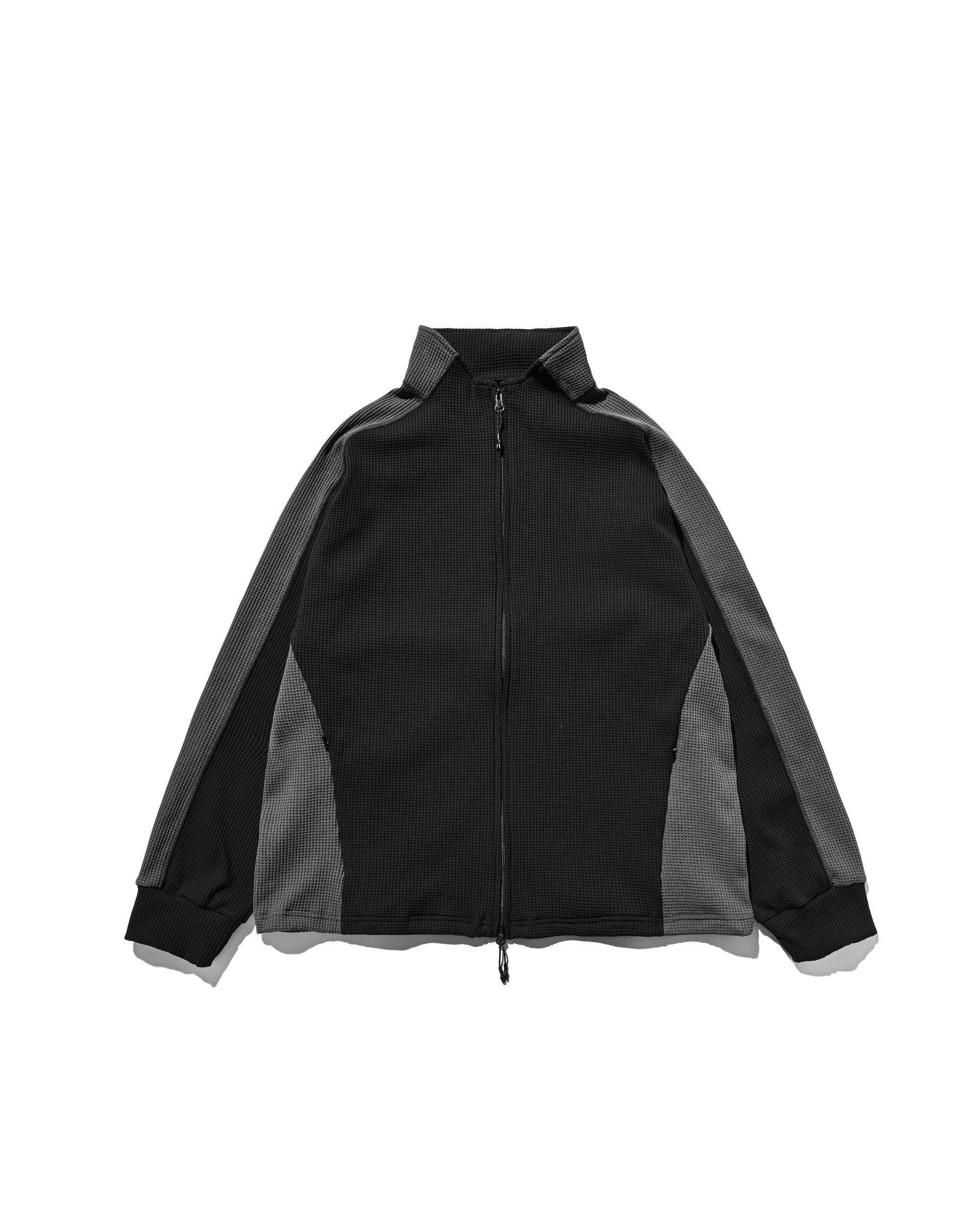CITY LIGHT THERMAL ZIP UP (BLACK×GRAY)