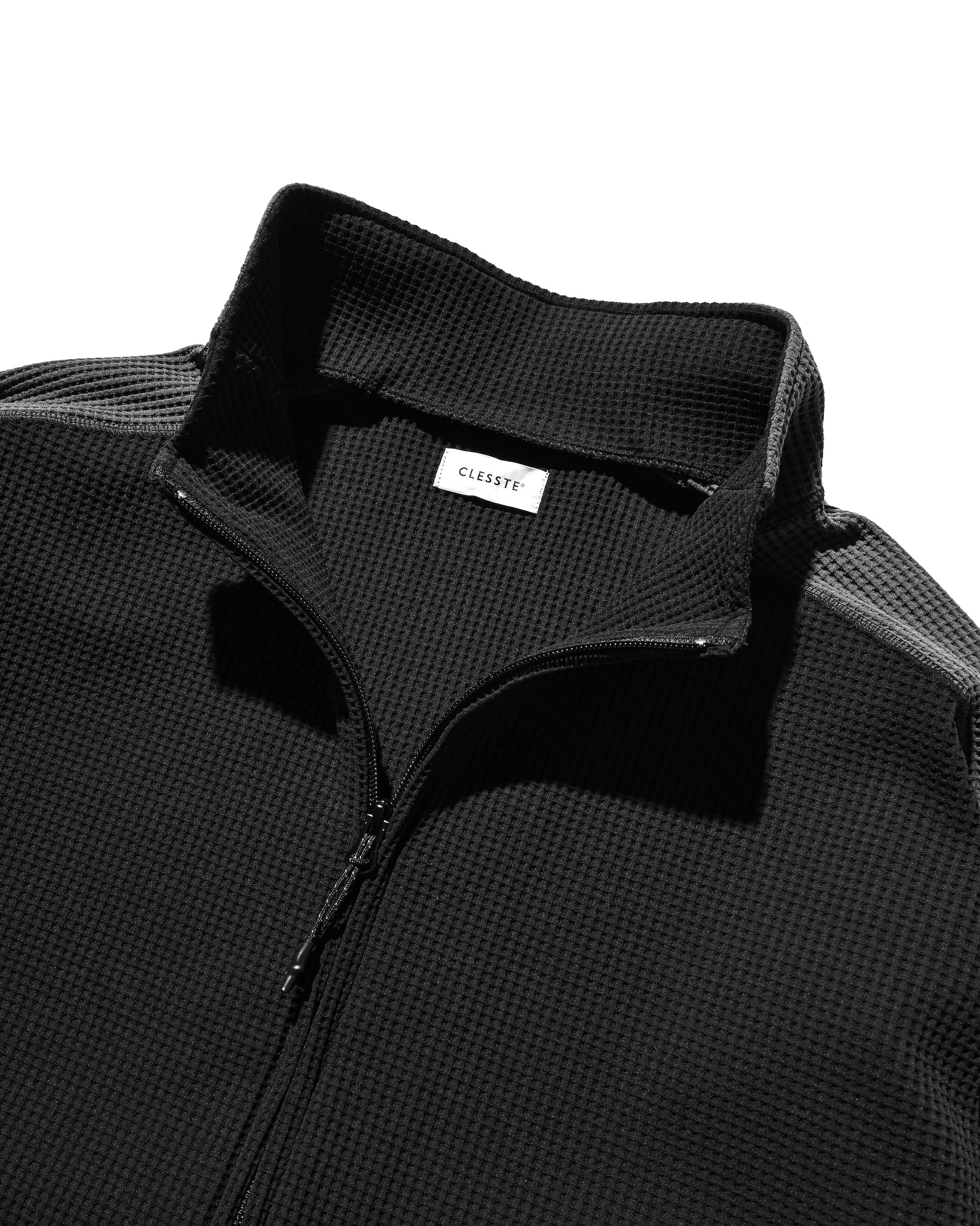 CITY LIGHT THERMAL ZIP UP (BLACK×GRAY)