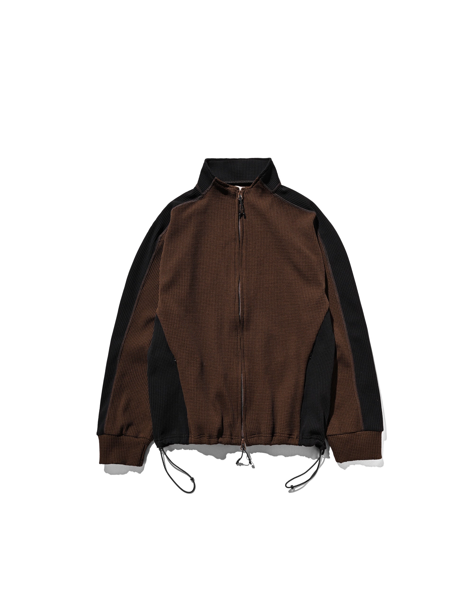 CITY LIGHT THERMAL ZIP UP (BROWN×BLACK)
