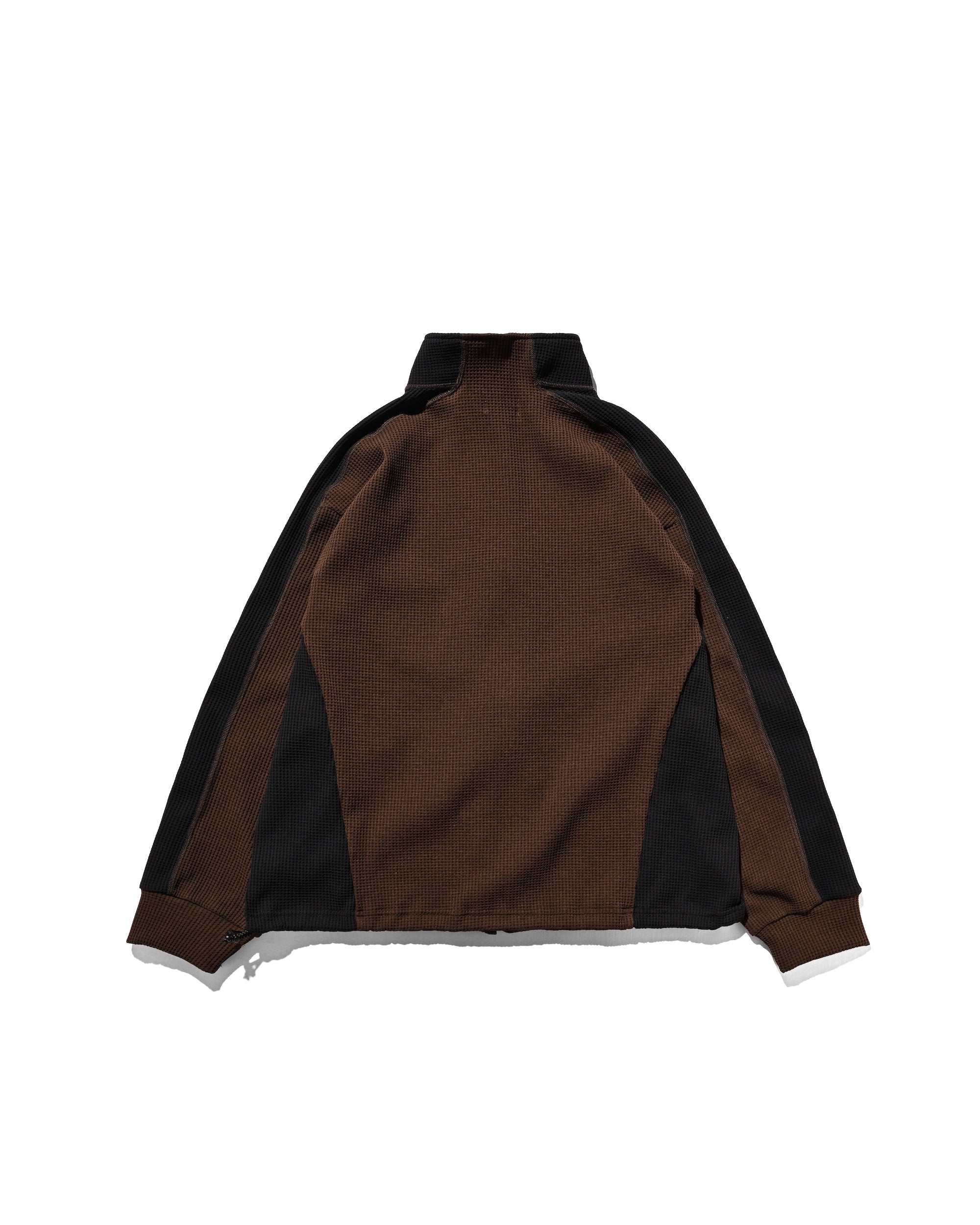CITY LIGHT THERMAL ZIP UP (BROWN×BLACK)