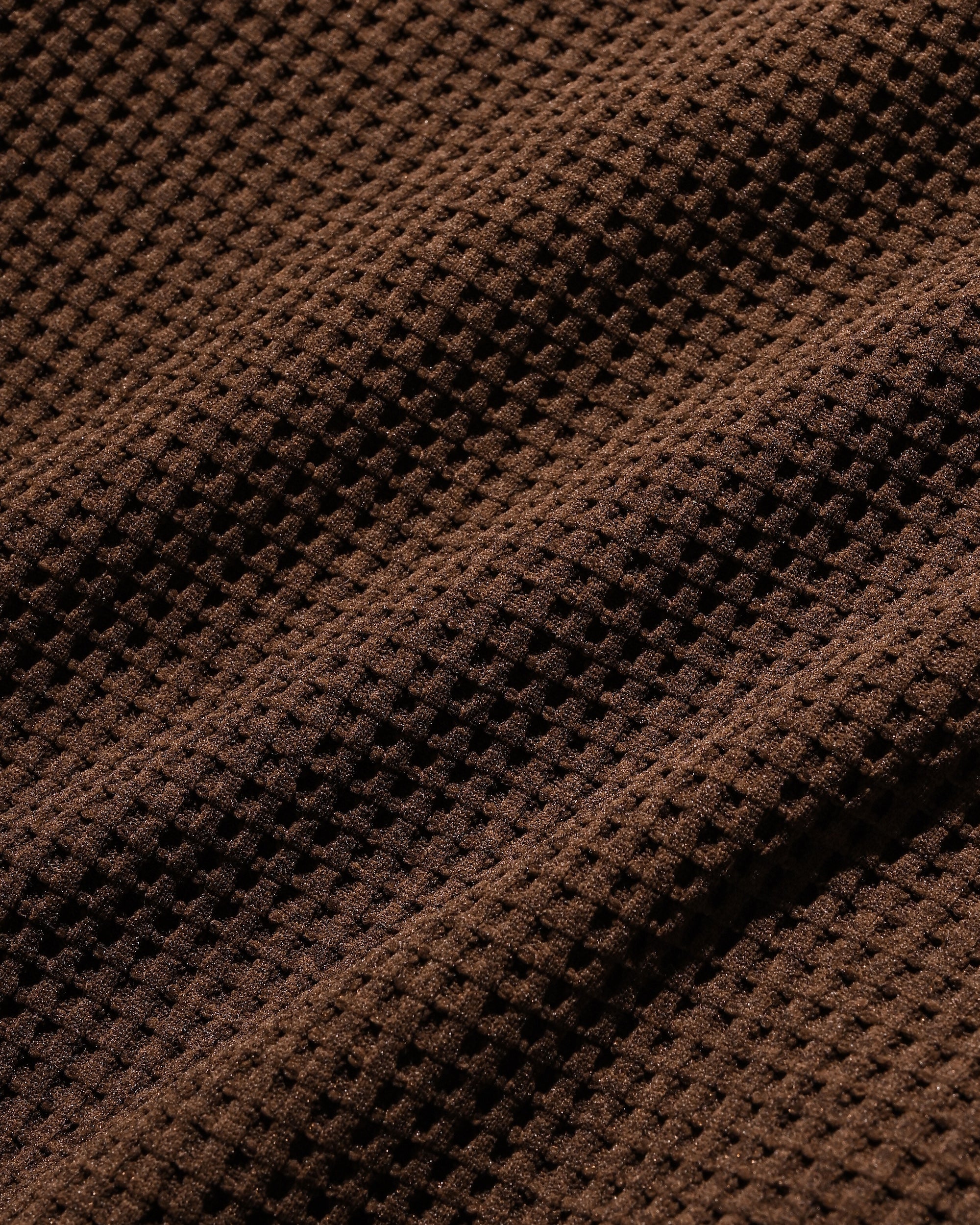 CITY LIGHT THERMAL ZIP UP (BROWN×BLACK)