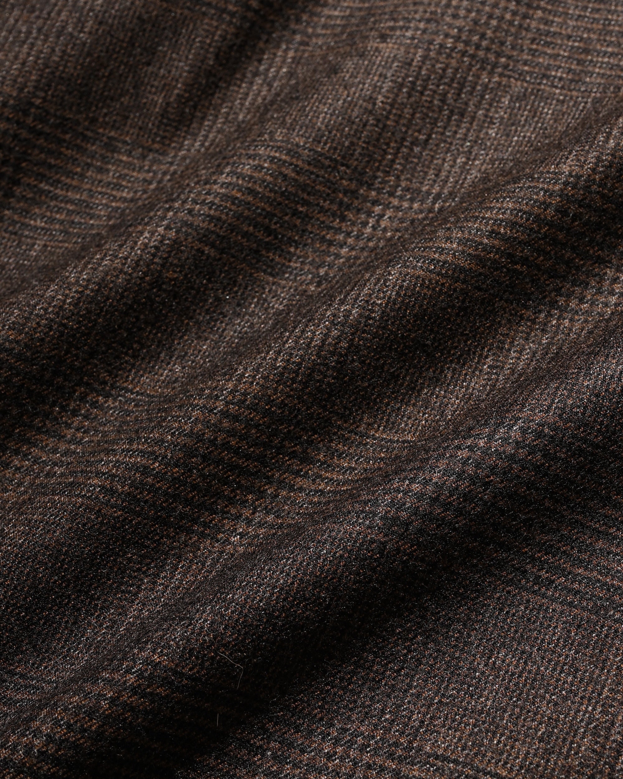 【11.12 WED 20:00- IN STOCK】LIGHT FLANNEL CROPPED LENGTH EVERYDAY L/S SHIRT (GLEN CHECK(BROWN))