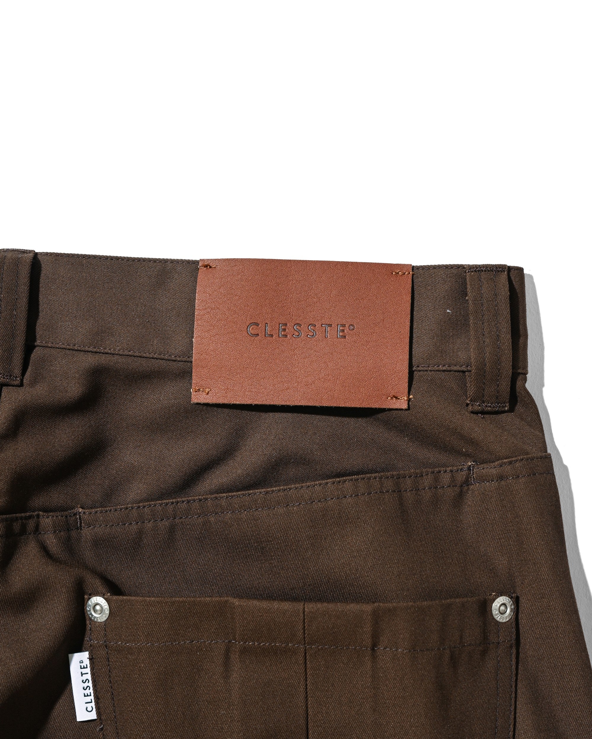 【8.5 WED 20:00- IN STOCK】T/C CITY WIDE STRAIGHT PANTS (BROWN)