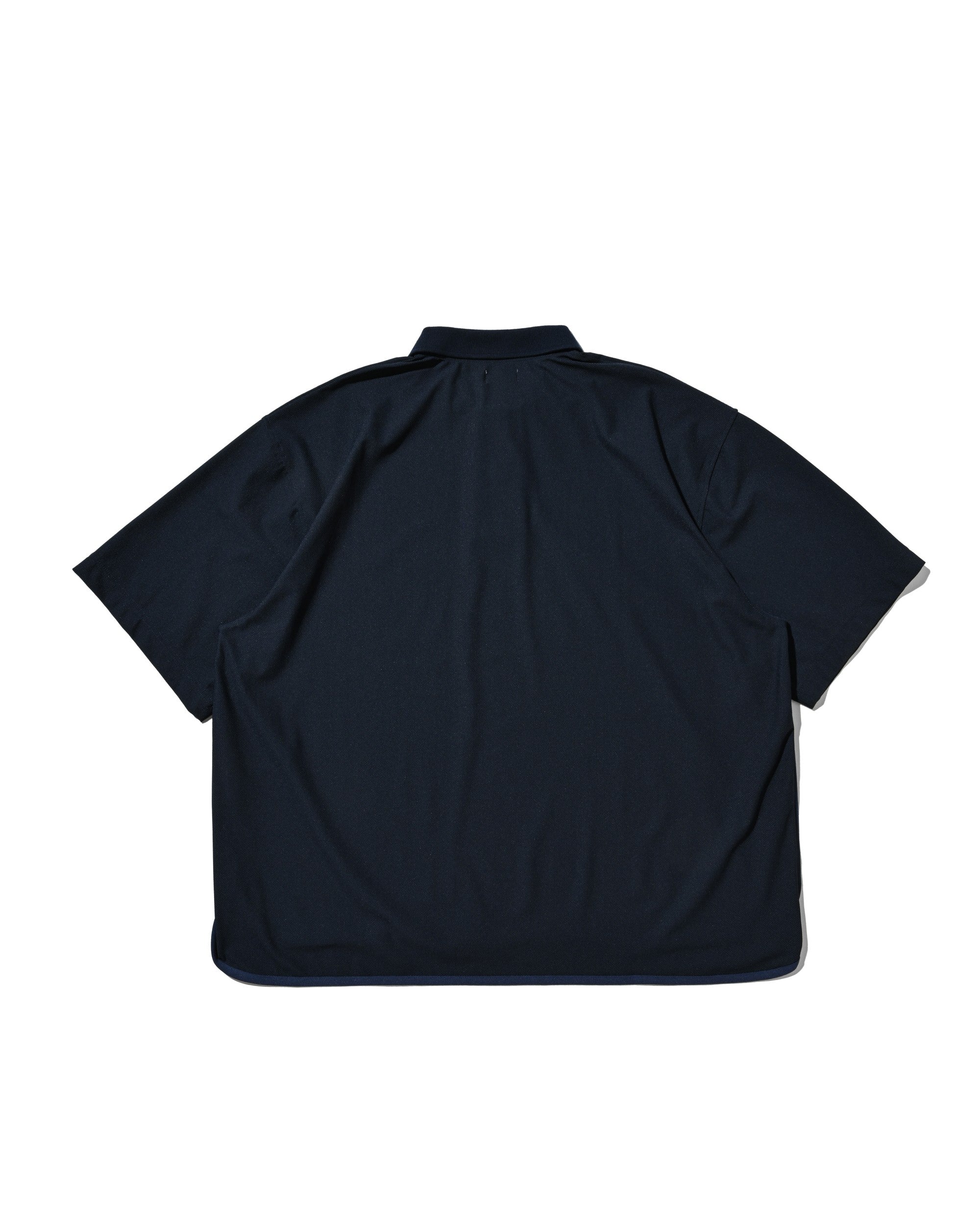 【6.24 WED 20:00- IN STOCK】TECH TEXTURED CITY S/S POLO (NAVY)