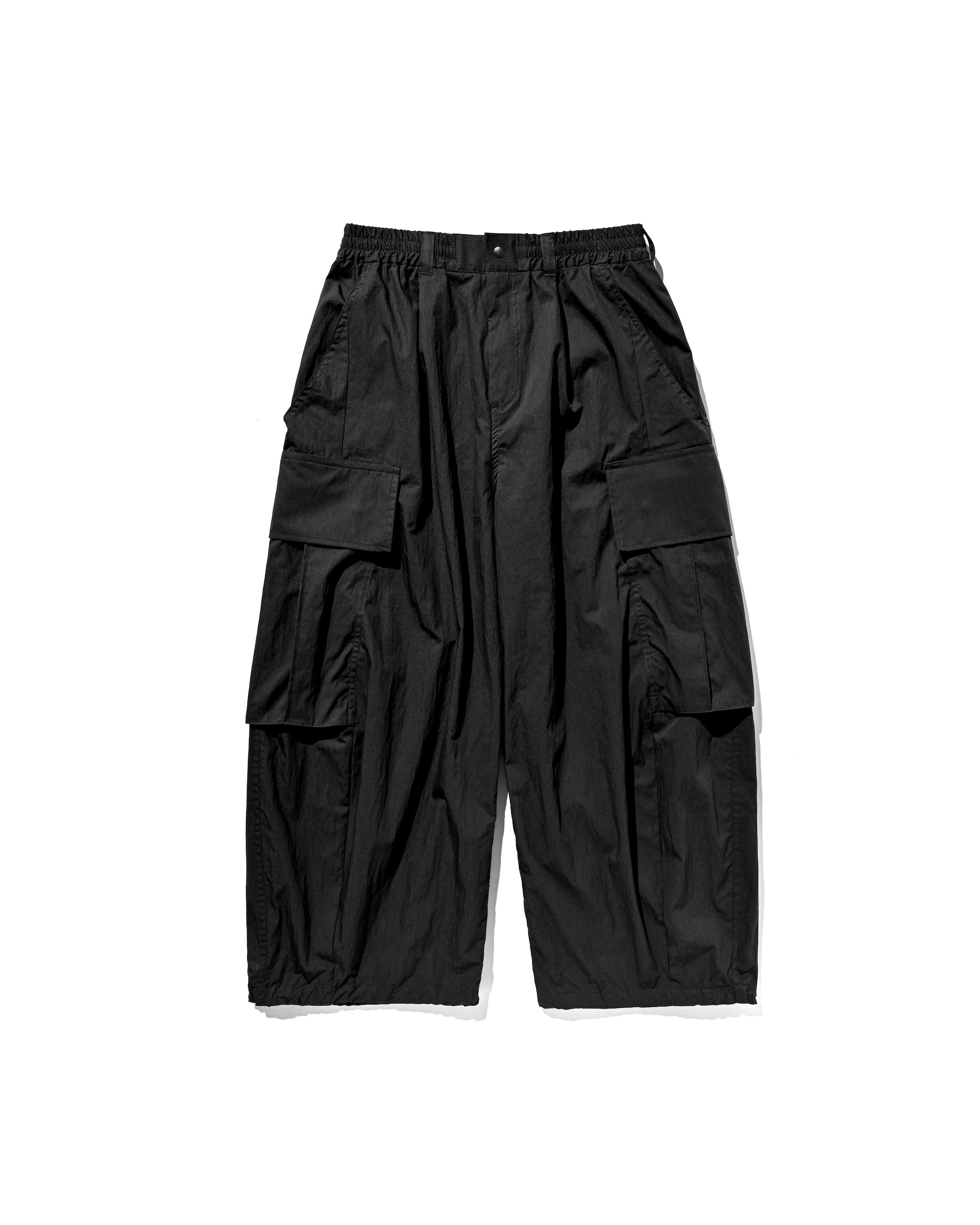 【11.26 WED 20:00- IN STOCK】MEGA POCKET BALLOON CARGO PANTS (BLACK)