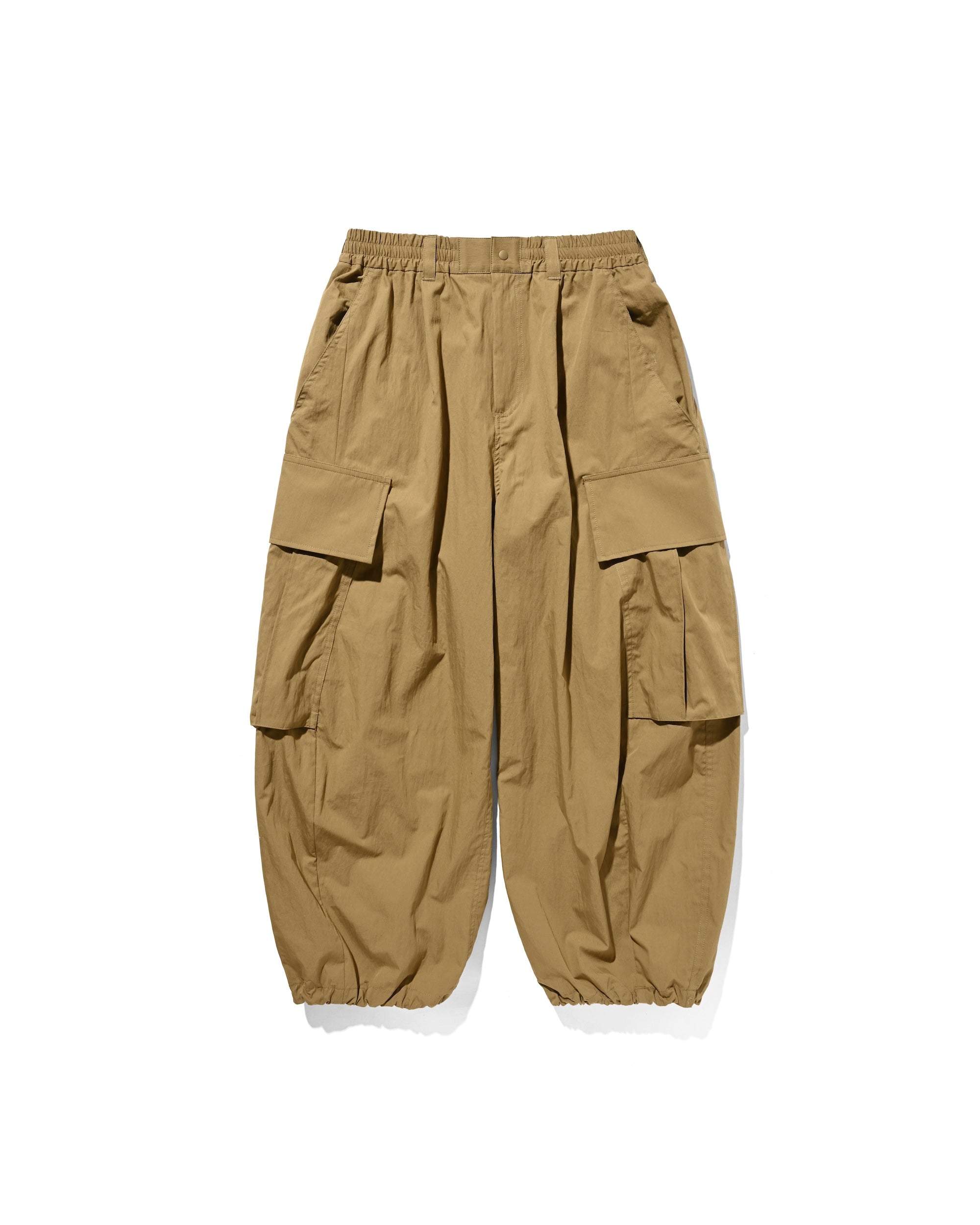 MEGA POCKET BALLOON CARGO PANTS (BEIGE).