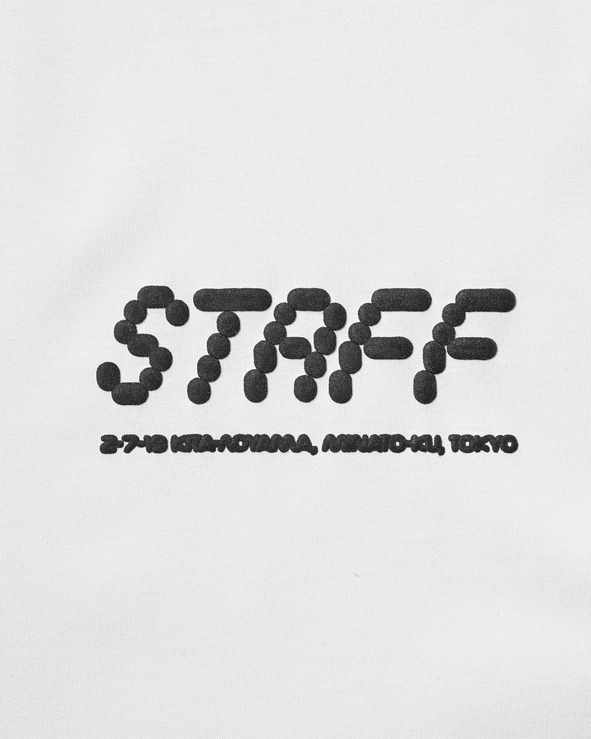 STAFF T-SHIRT WITH DRAWSTRINGS (WHITE)