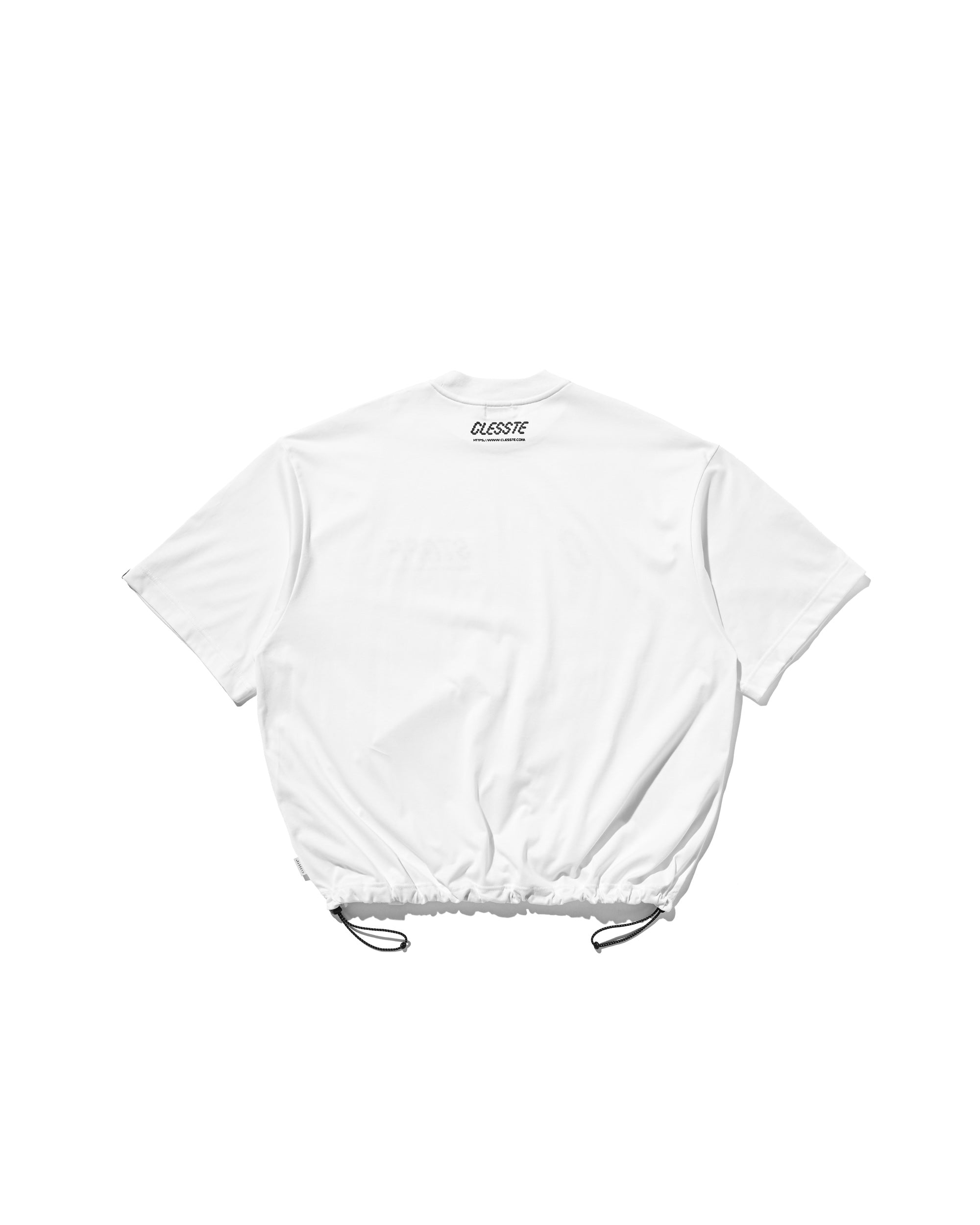 STAFF T-SHIRT WITH DRAWSTRINGS (WHITE)