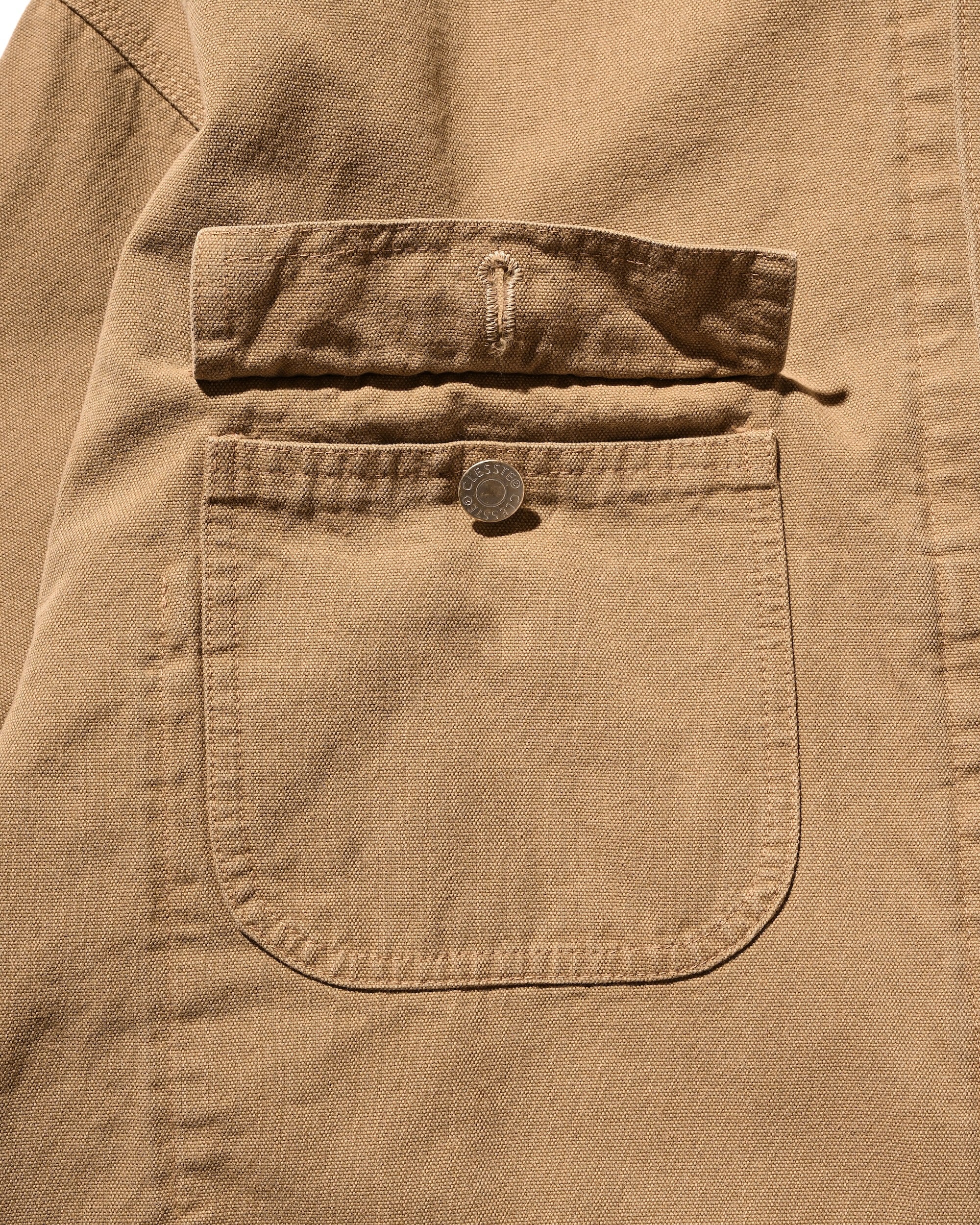 VINTAGE DYED CITY UTILITY COAT (BEIGE)
