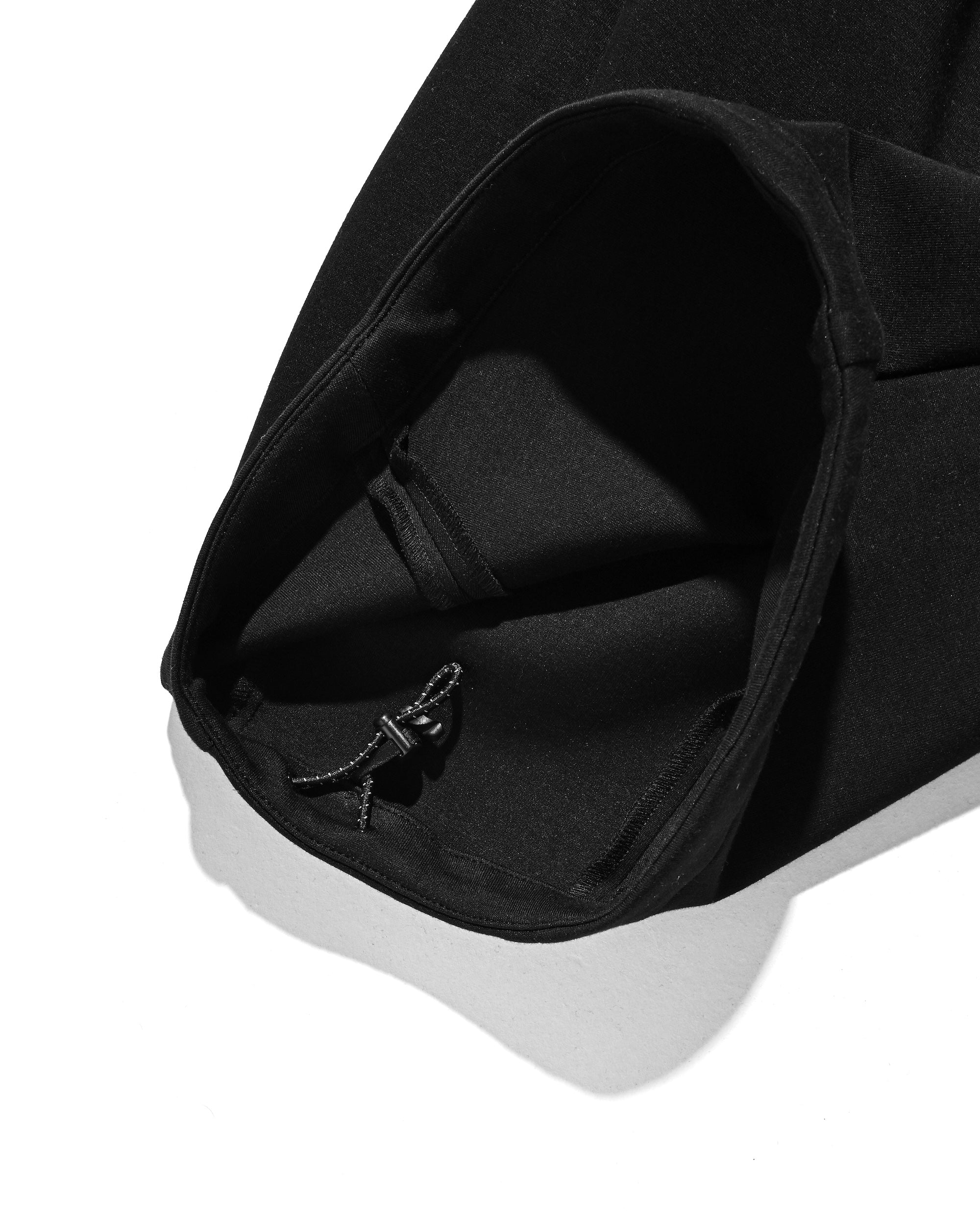 AIR COTTON CURVED PANTS (BLACK)