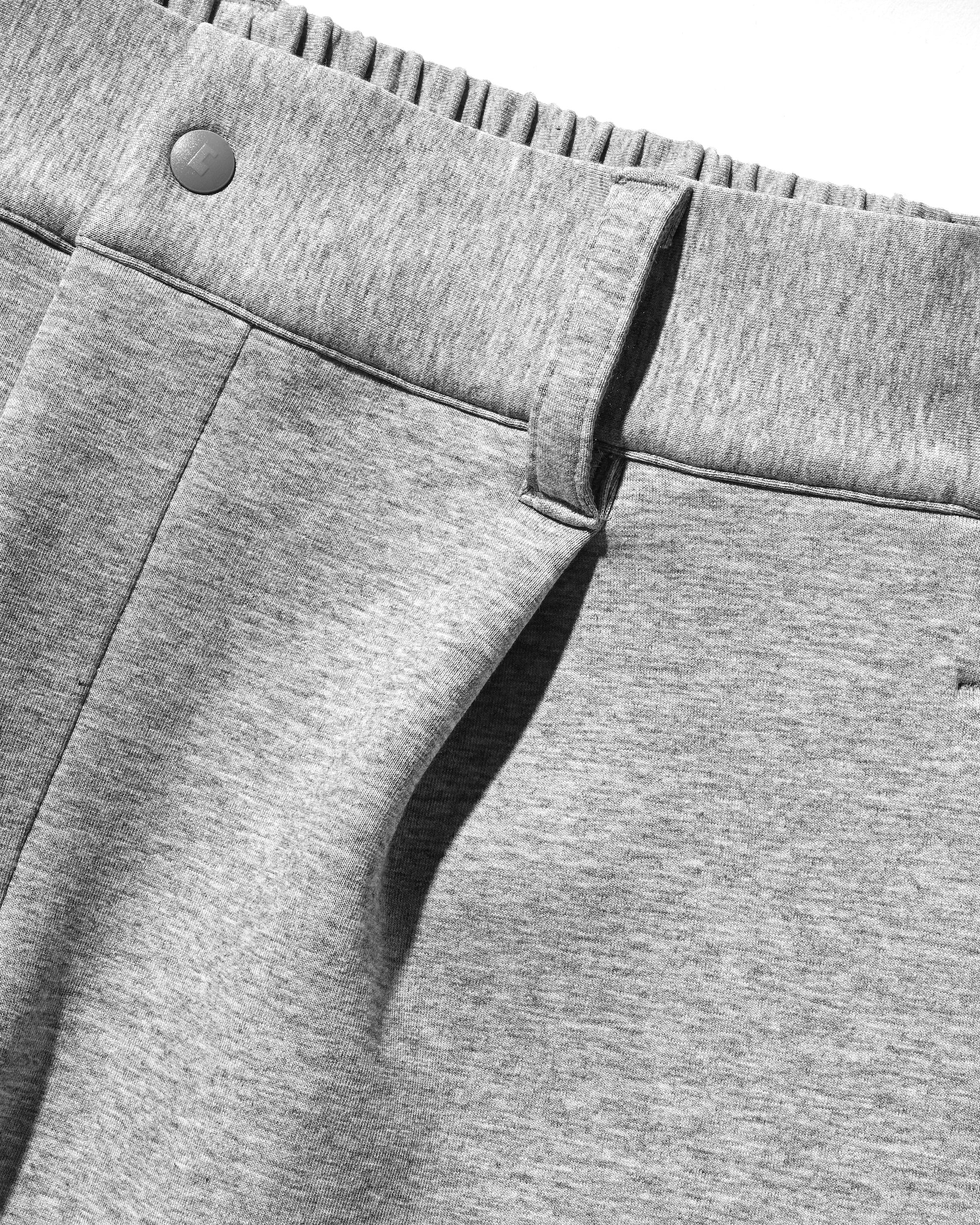 AIR COTTON CURVED PANTS (GRAY)