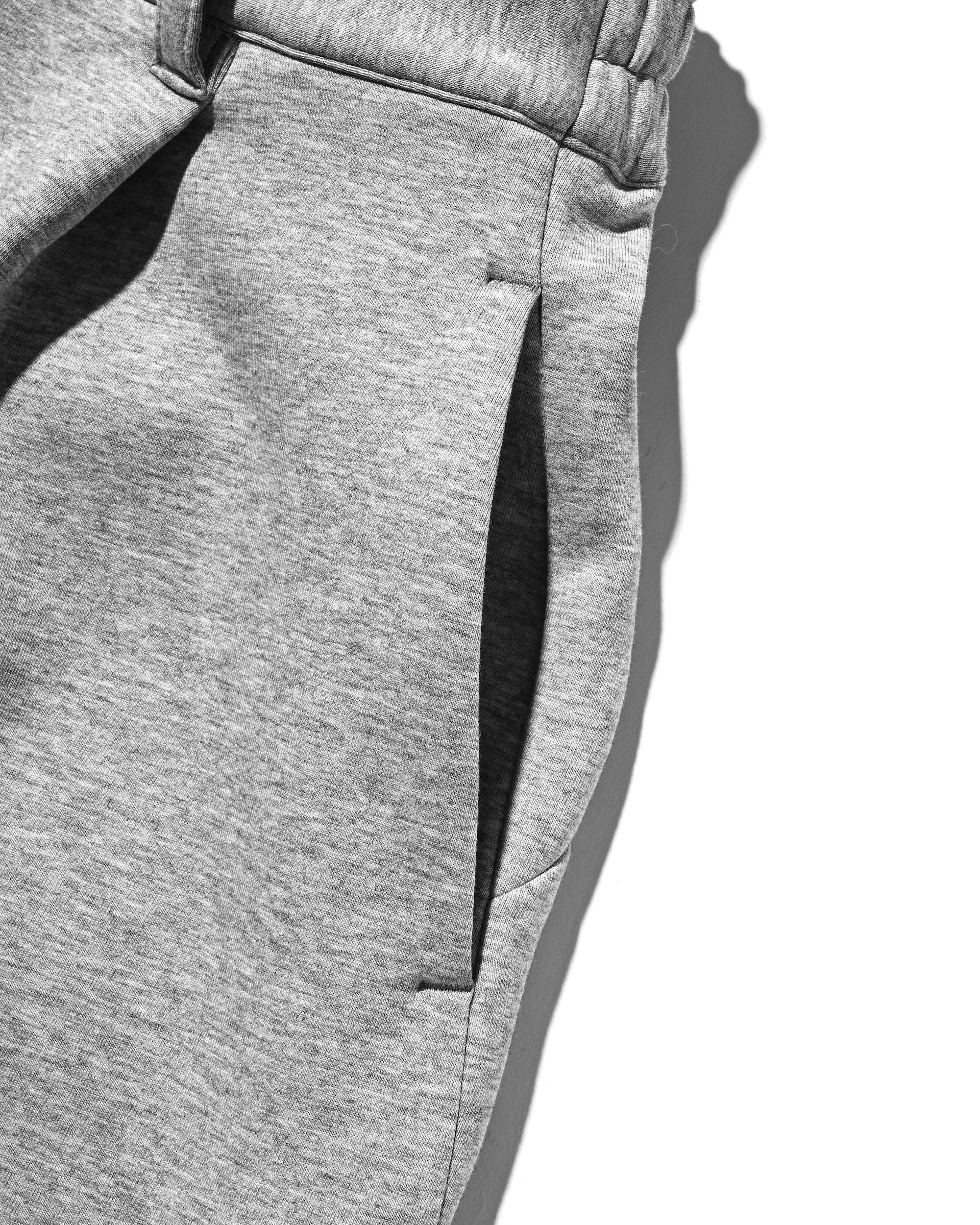 AIR COTTON CURVED PANTS (GRAY)