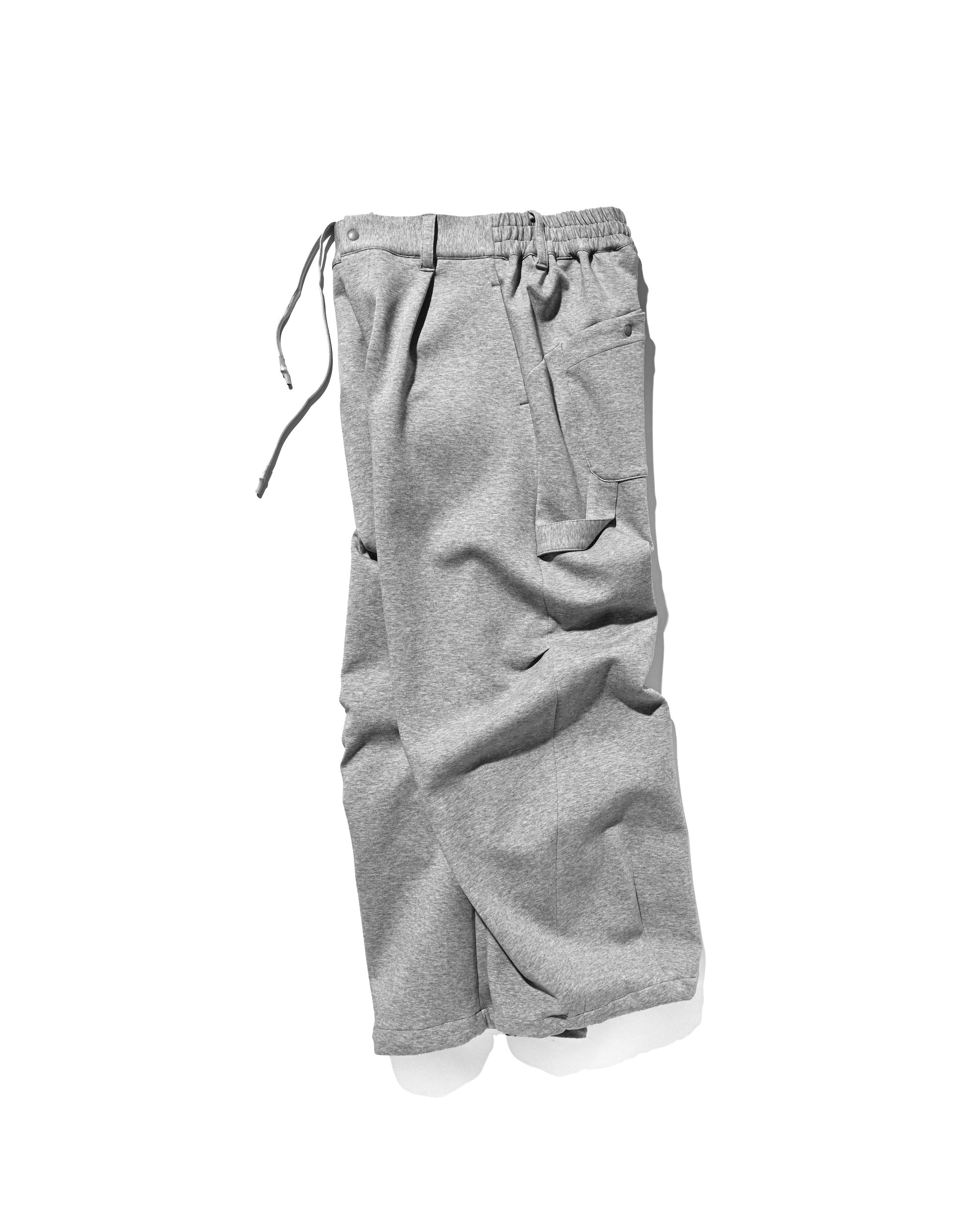 AIR COTTON CURVED PANTS (GRAY)