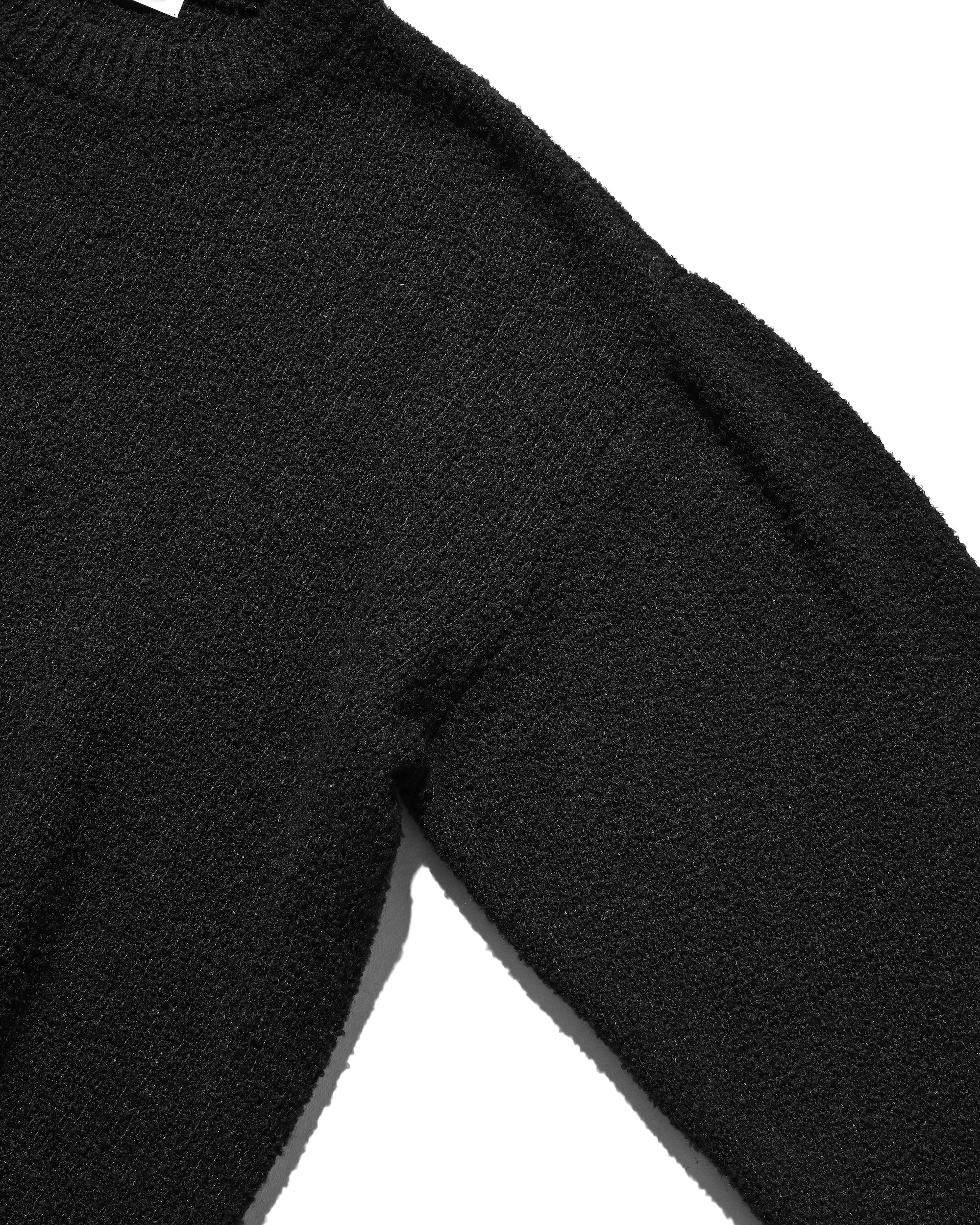 【12.10 WED 20:00- IN STOCK】SLUB PILE KNIT PULLOVER (BLACK)