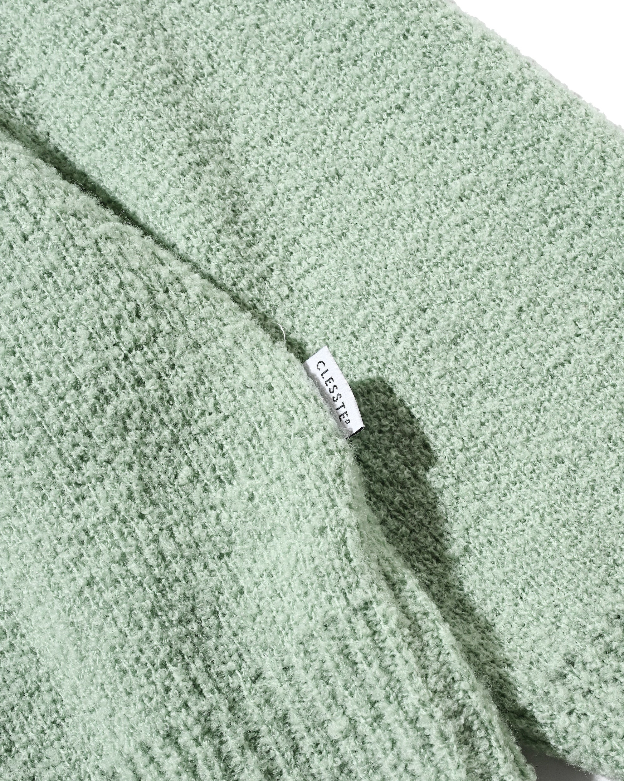 【12.10 WED 20:00- IN STOCK】SLUB PILE KNIT PULLOVER (MINT)