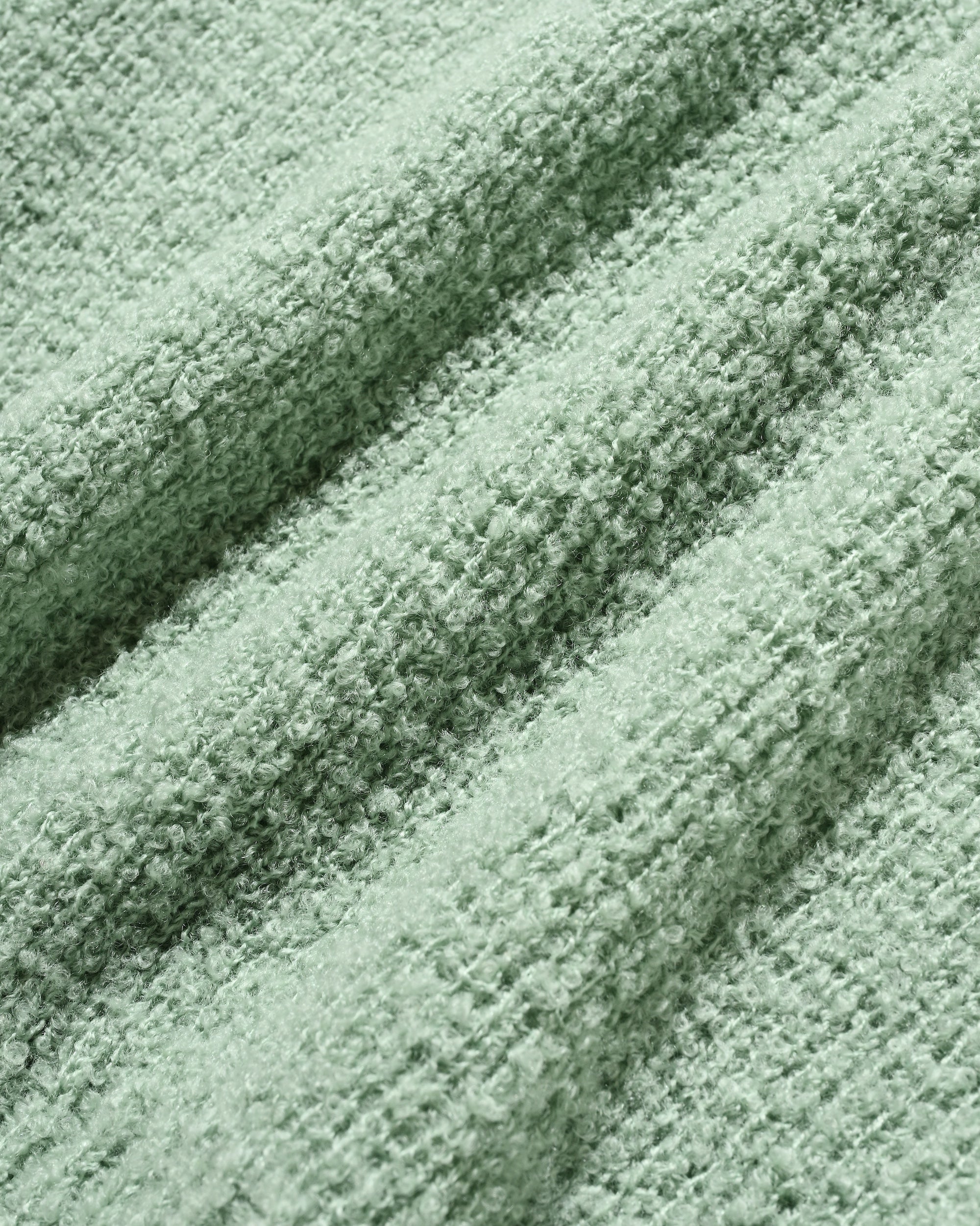 【12.10 WED 20:00- IN STOCK】SLUB PILE KNIT PULLOVER (MINT)