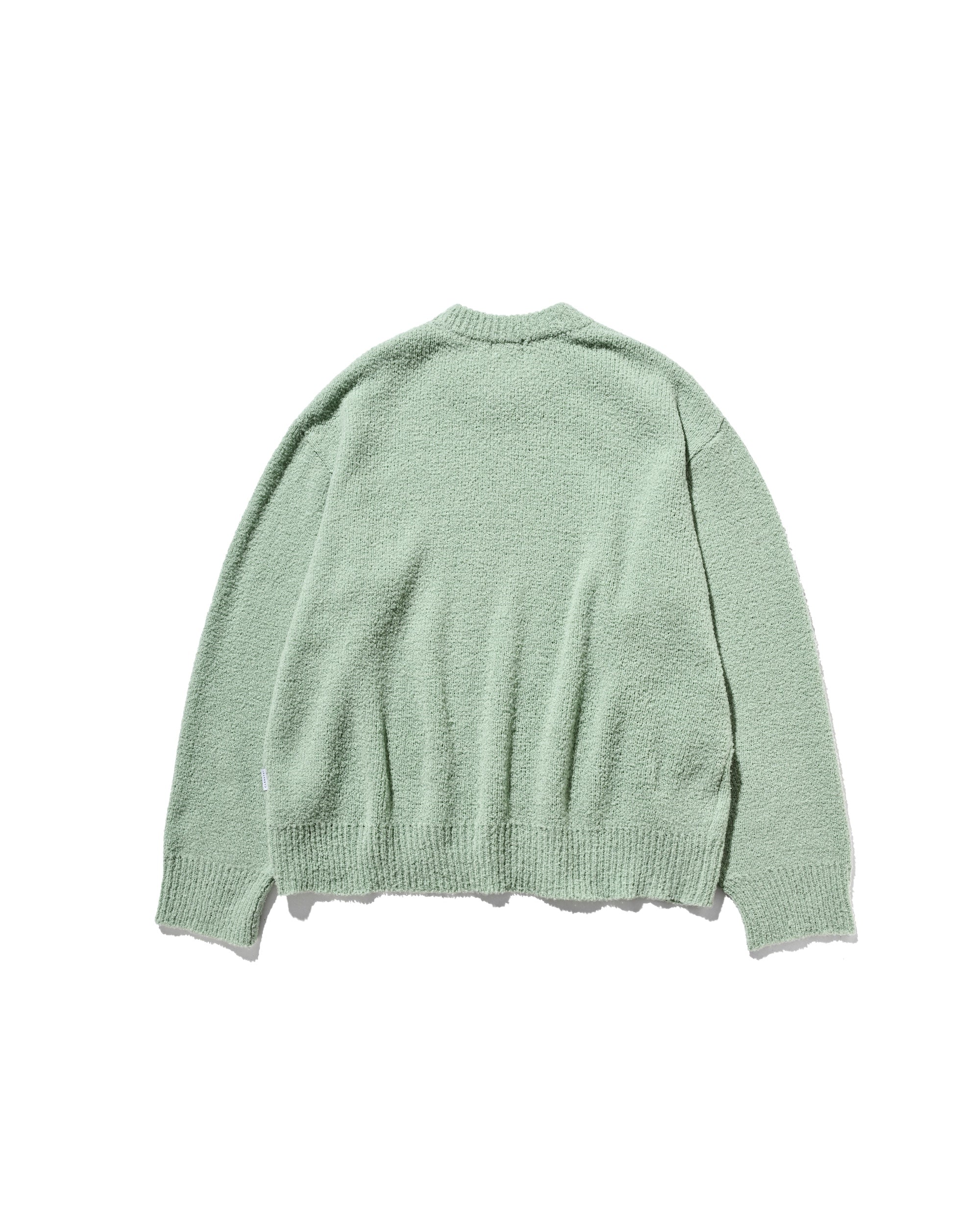 【12.10 WED 20:00- IN STOCK】SLUB PILE KNIT PULLOVER (MINT)