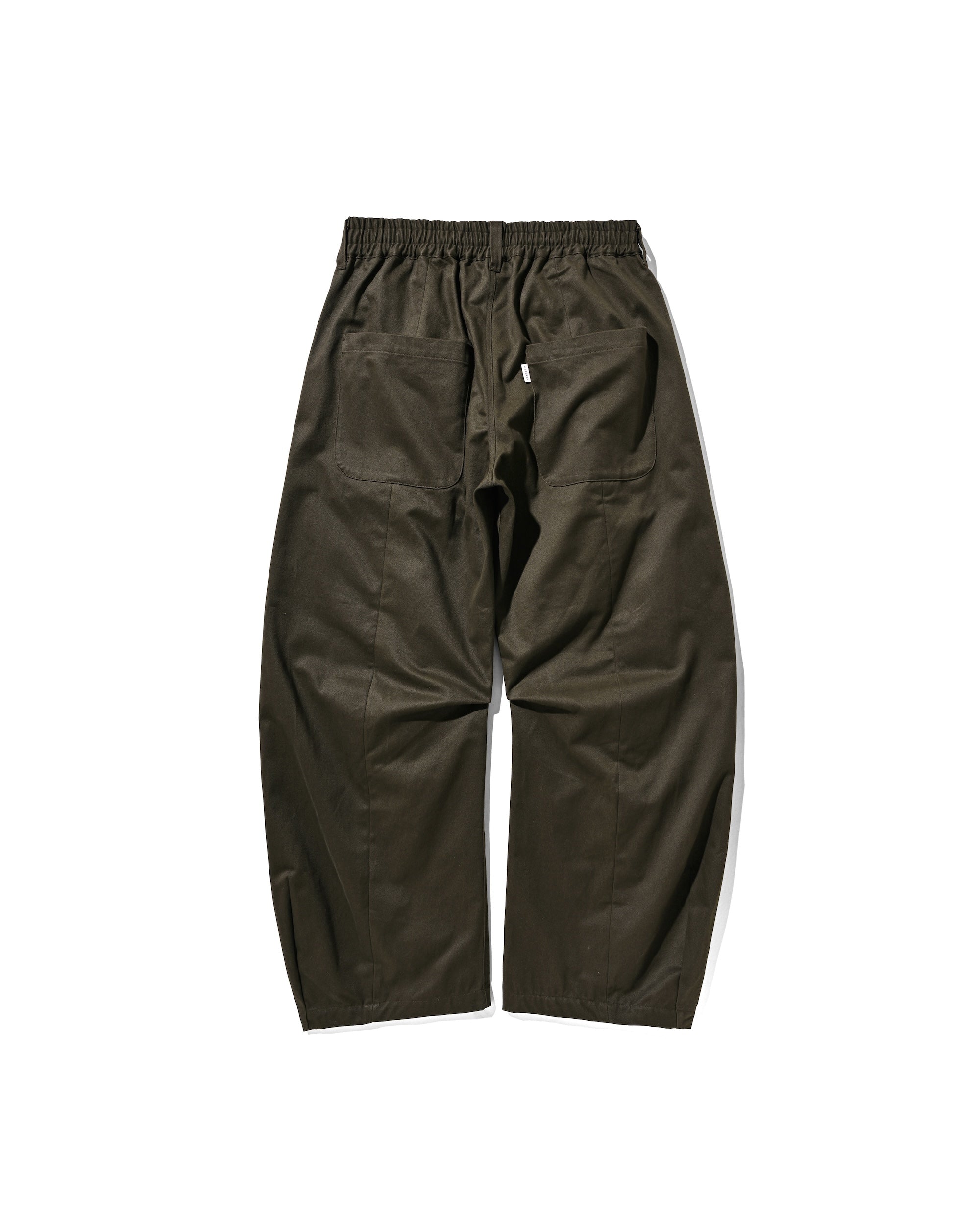 【6.11 WED 20:00- IN STOCK】BARREL LEG EASY PANTS (OLIVE)