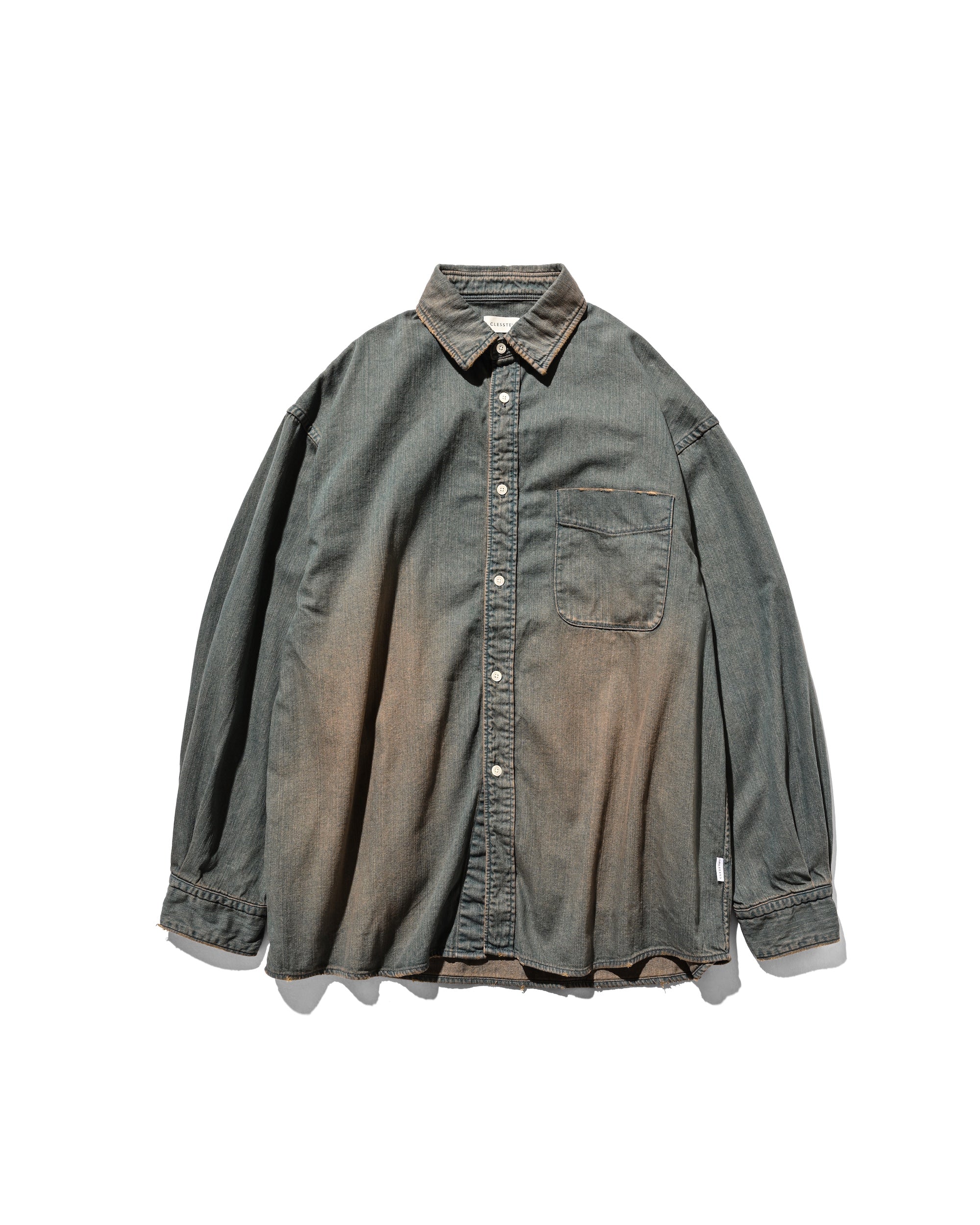 【2.28 SAT 20:00- IN STOCK】DENIM CLASSIC CITY L/S SHIRT (VINTAGE BROWN)