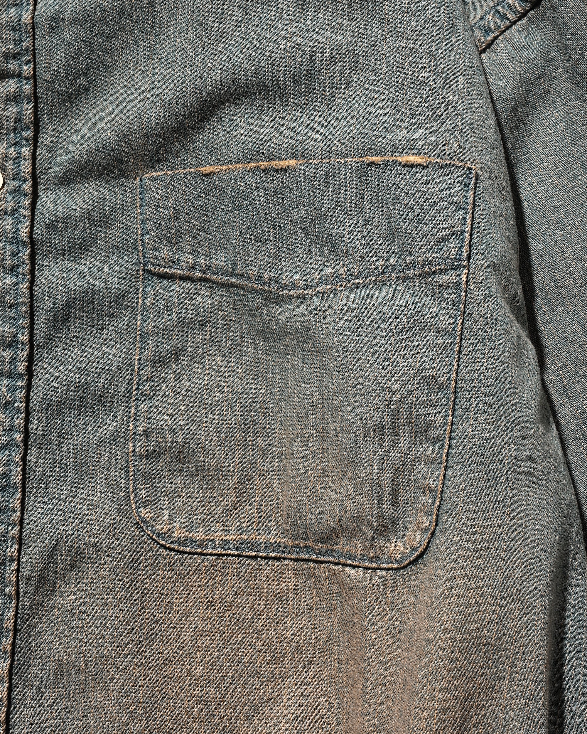 【2.28 SAT 20:00- IN STOCK】DENIM CLASSIC CITY L/S SHIRT (VINTAGE BROWN)