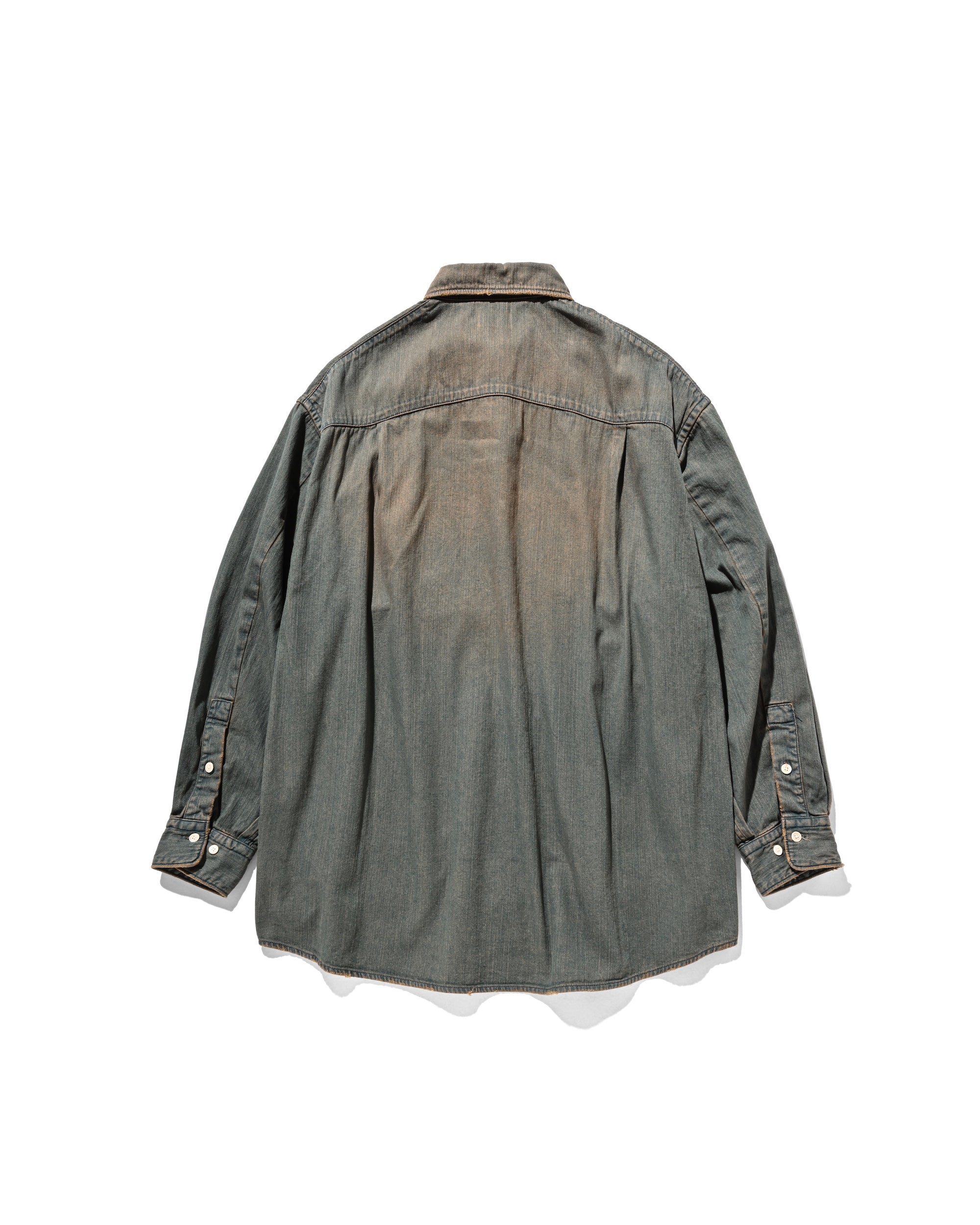 【2.28 SAT 20:00- IN STOCK】DENIM CLASSIC CITY L/S SHIRT (VINTAGE BROWN)