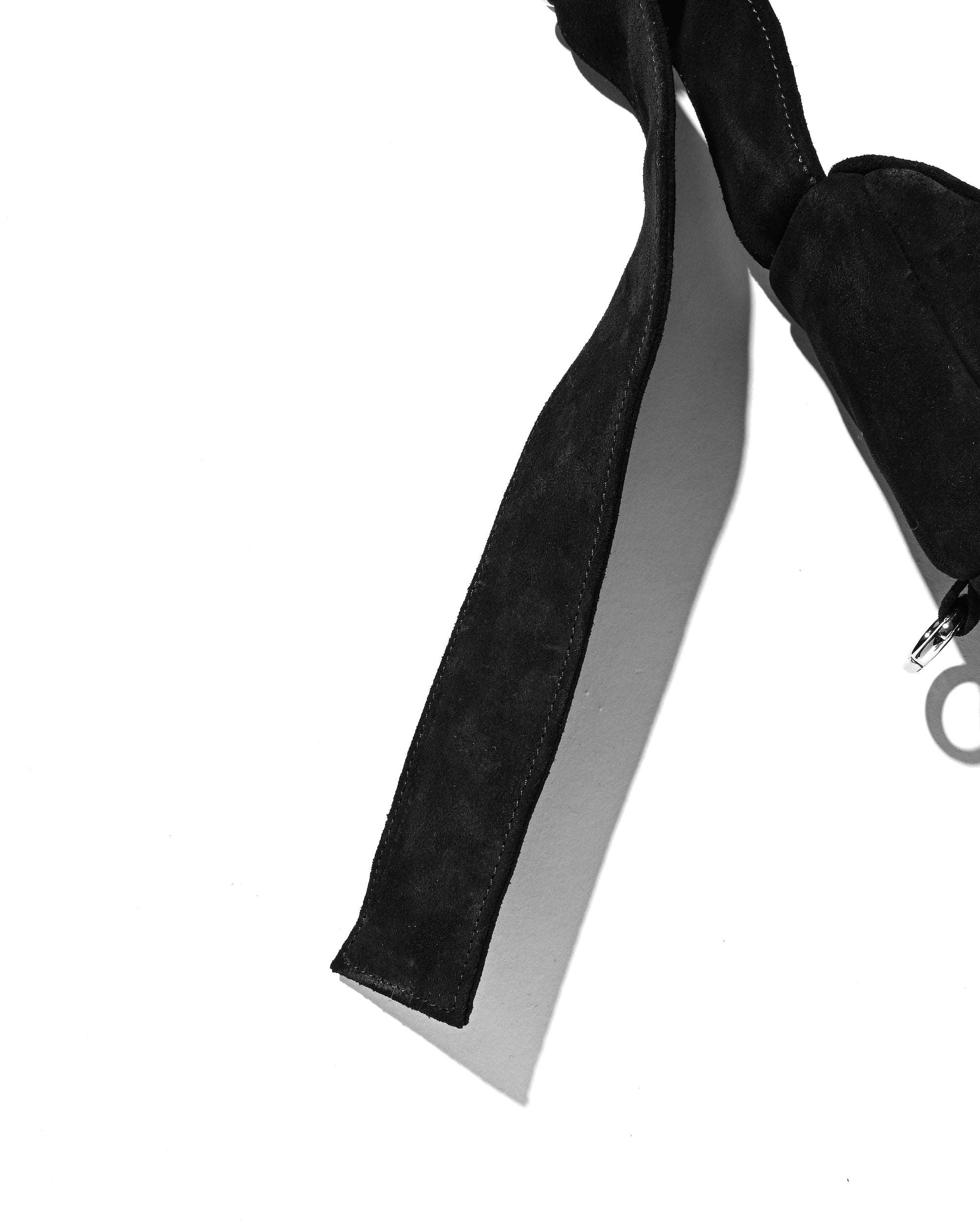 【1.7 WED 20:00- IN STOCK】SUEDE HOLIDAY BAG (BLACK)