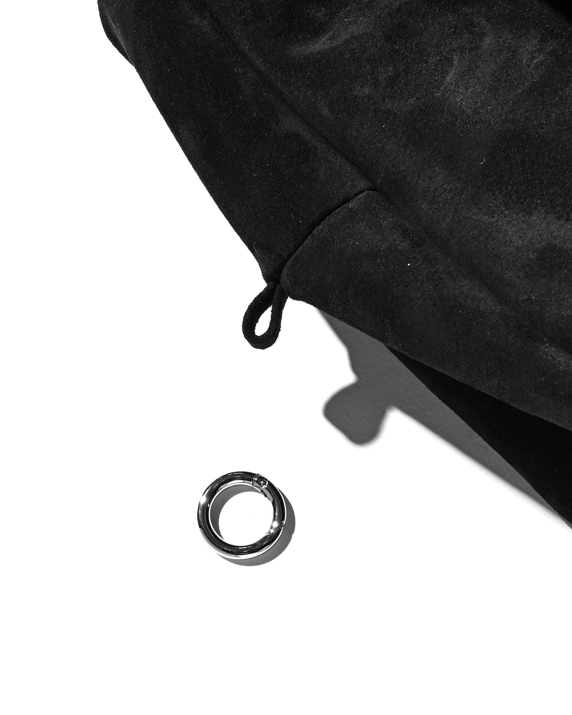 【1.7 WED 20:00- IN STOCK】SUEDE HOLIDAY BAG (BLACK)