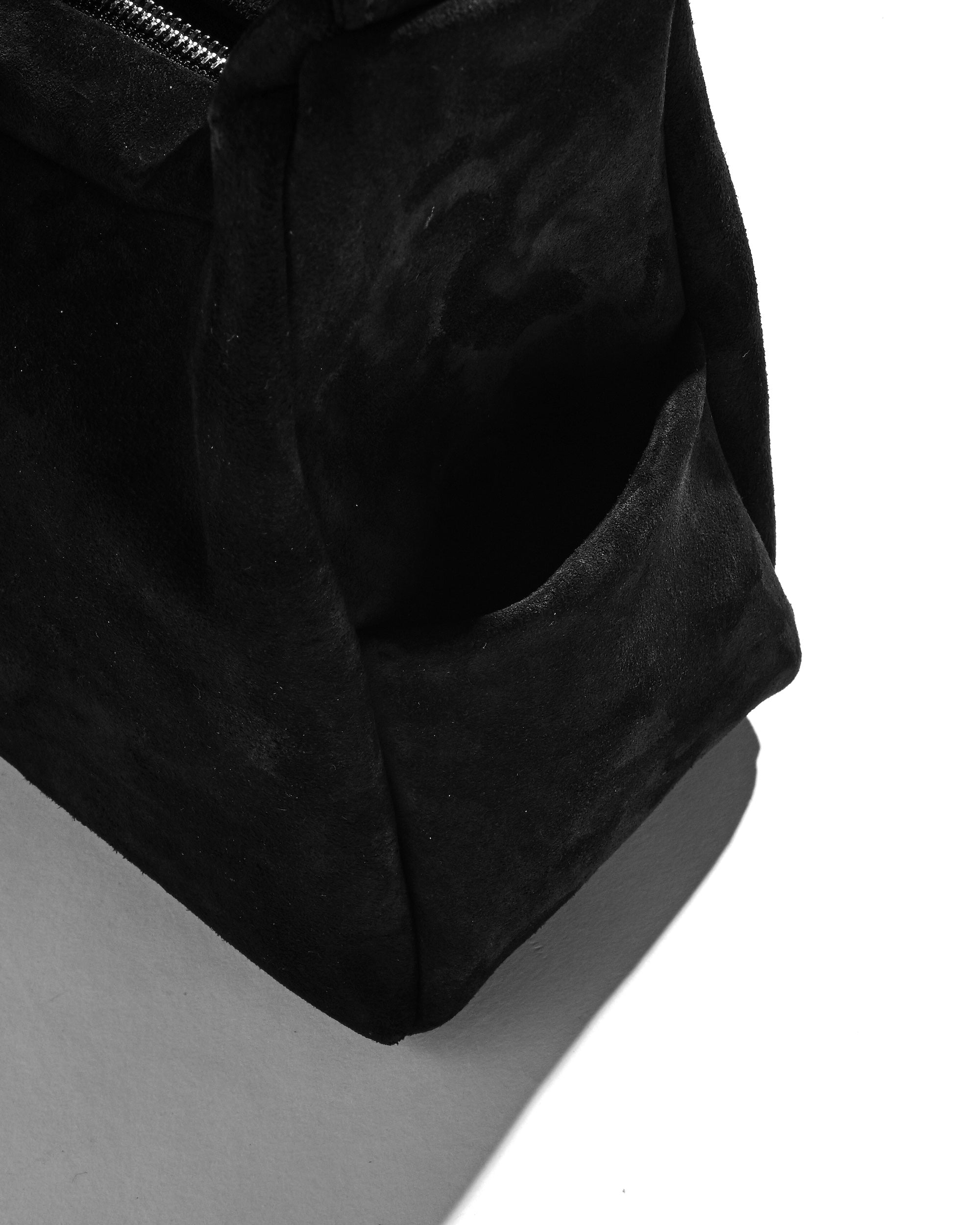 【1.7 WED 20:00- IN STOCK】SUEDE HOLIDAY BAG (BLACK)
