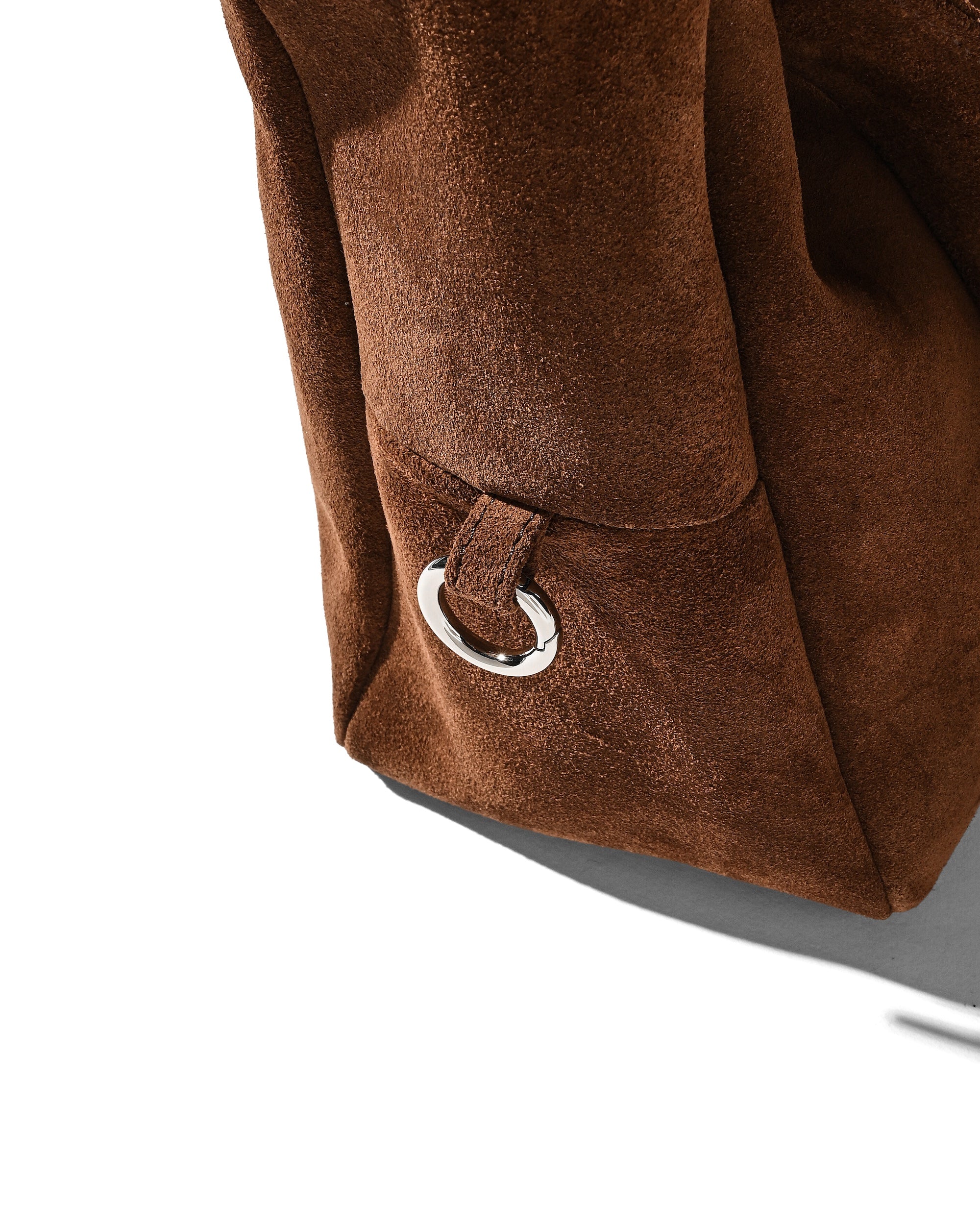 【1.7 WED 20:00- IN STOCK】SUEDE HOLIDAY BAG (BROWN)