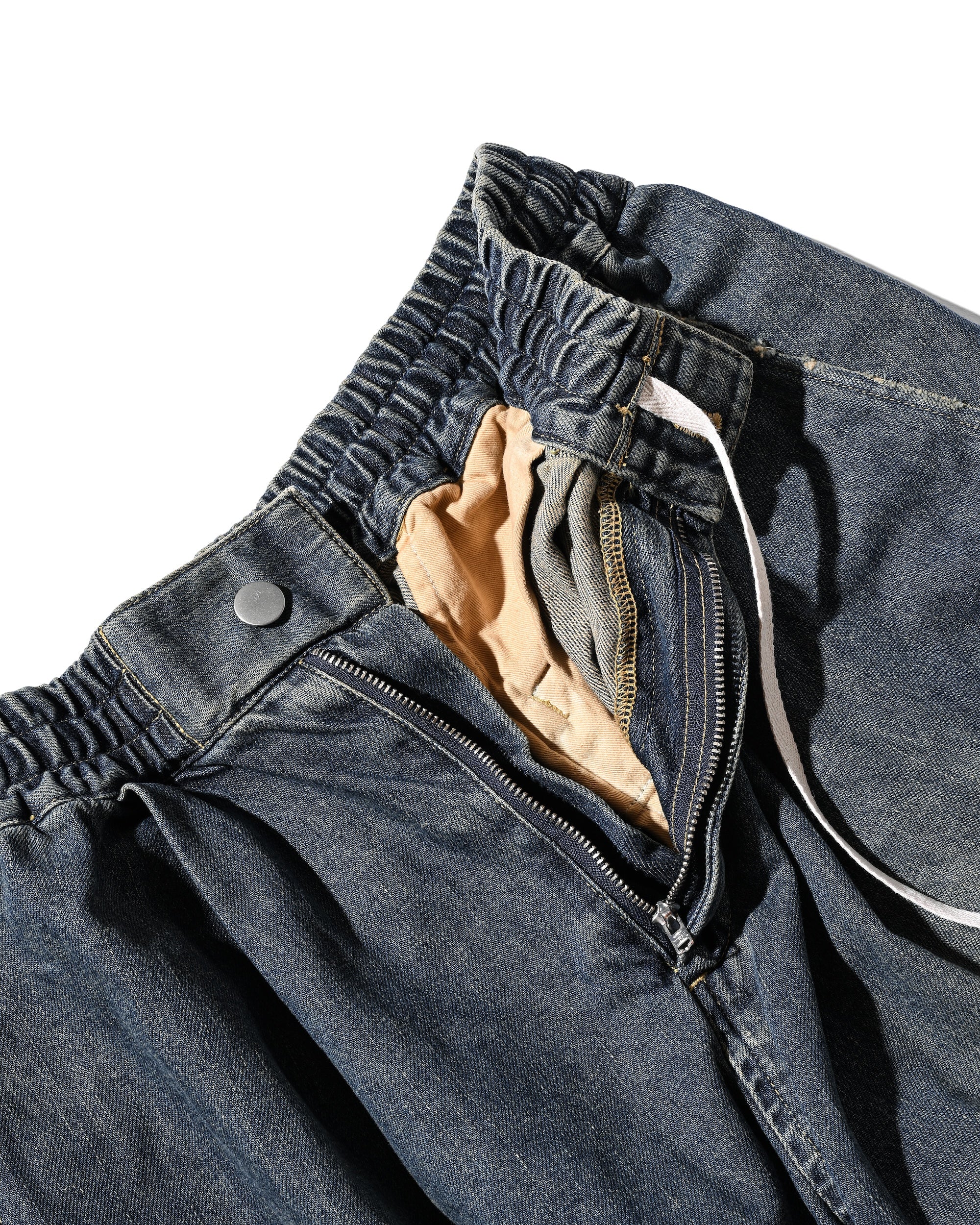 【5.31 SAT 20:00- IN STOCK】VINTAGE DYED SELVEDGE DENIM CITY MILITARY HALF PANTS (VINTAGE INDIGO)