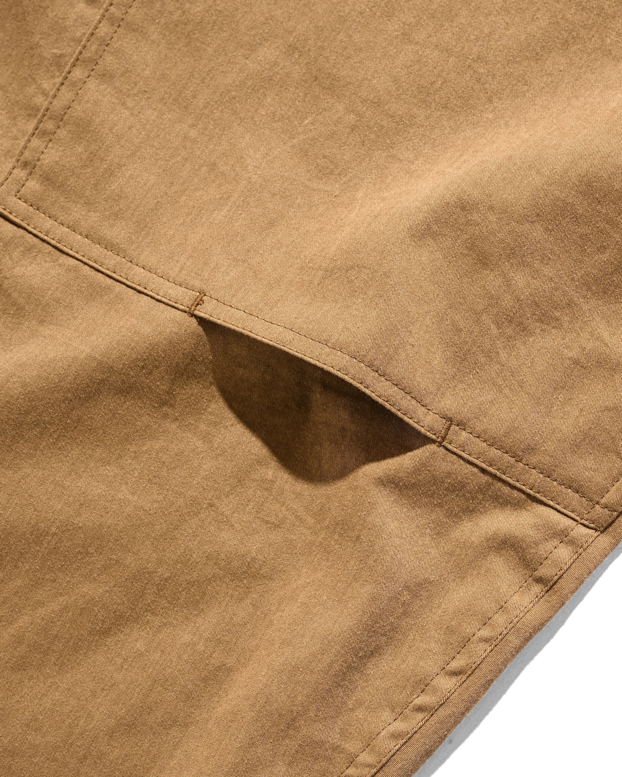 【12.27 SAT 20:00- IN STOCK】VINTAGE EFFECT DOUBLE KNEE CURVED WORKER PANTS (BEIGE)