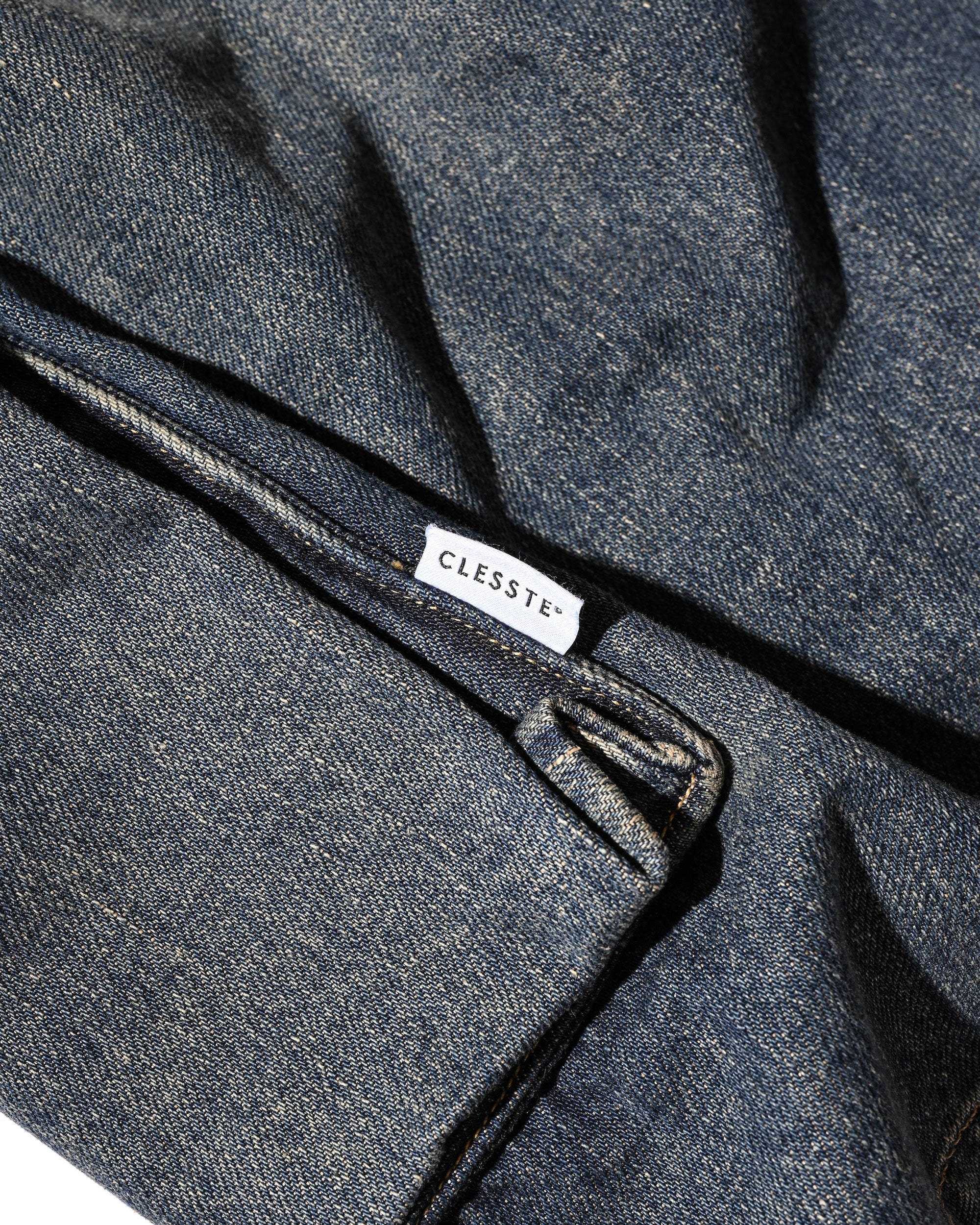 【5.31 SAT 20:00- IN STOCK】VINTAGE DYED SELVEDGE DENIM CITY MILITARY HALF PANTS (VINTAGE INDIGO)