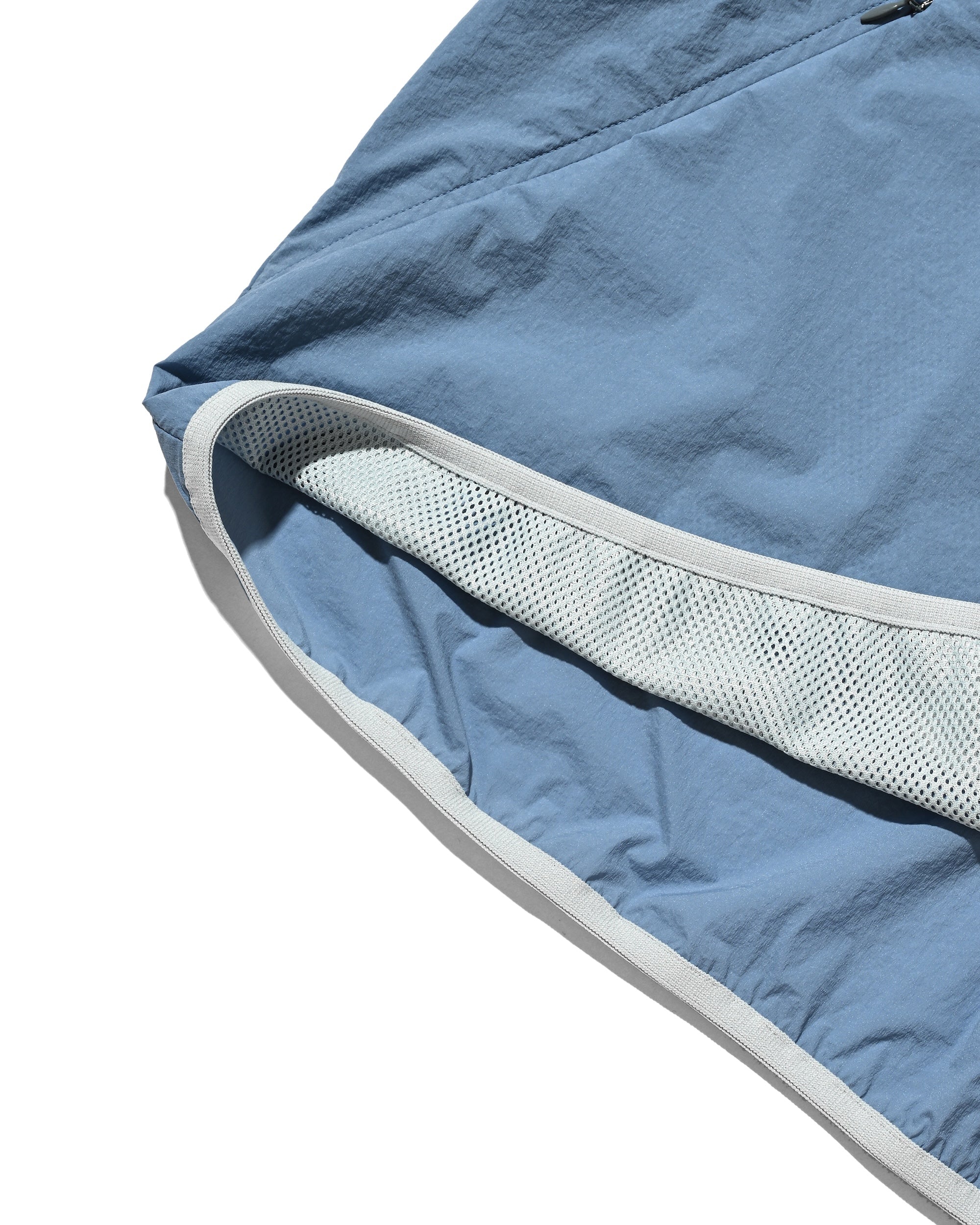 【6.20 SAT 20:00- IN STOCK】HALF ZIP TRAIL S/S SHIRT (SAX BLUE)