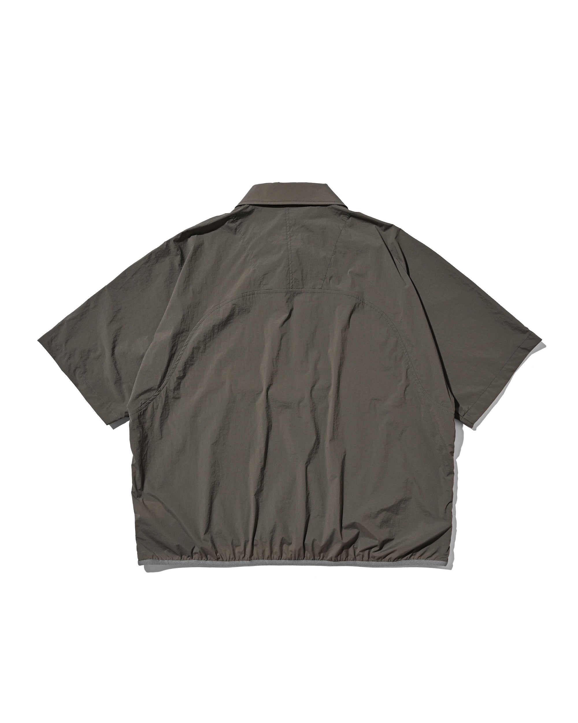 【6.20 SAT 20:00- IN STOCK】HALF ZIP TRAIL S/S SHIRT (CARBON GRAY)