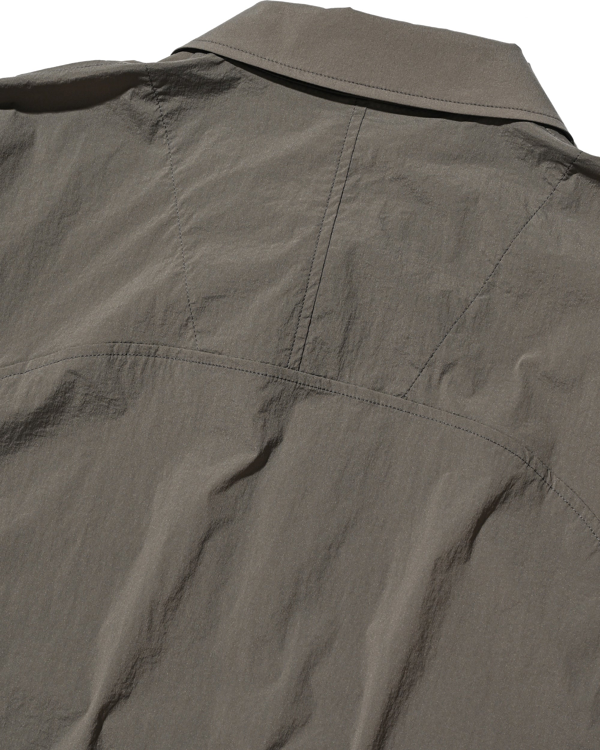 【6.20 SAT 20:00- IN STOCK】HALF ZIP TRAIL S/S SHIRT (CARBON GRAY)