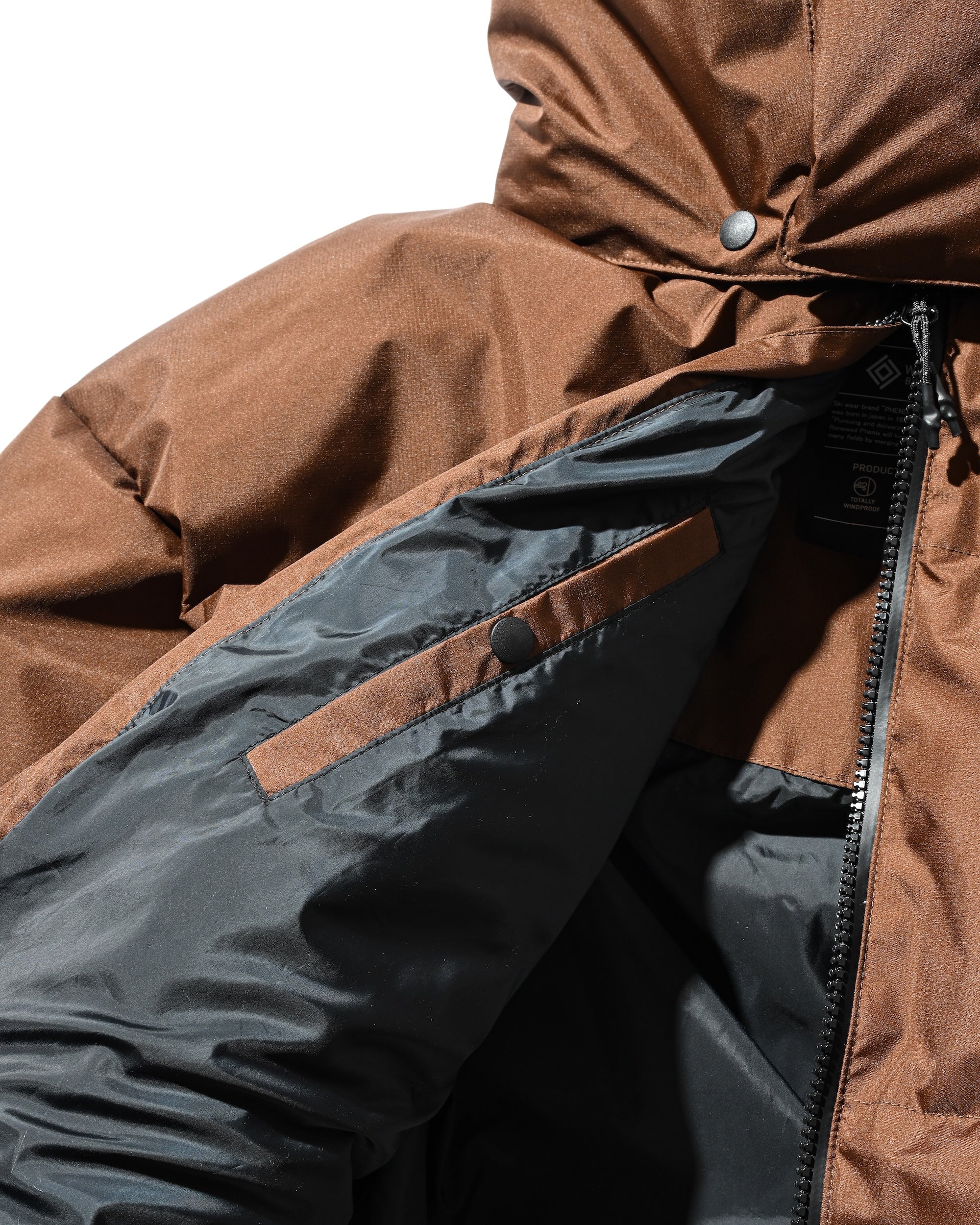 【12.13 SAT 20:00- IN STOCK】+phenix WINDSTOPPER® by GORE-TEX LABS CITY DOWN JACKET (CHOCOLATE BROWN)