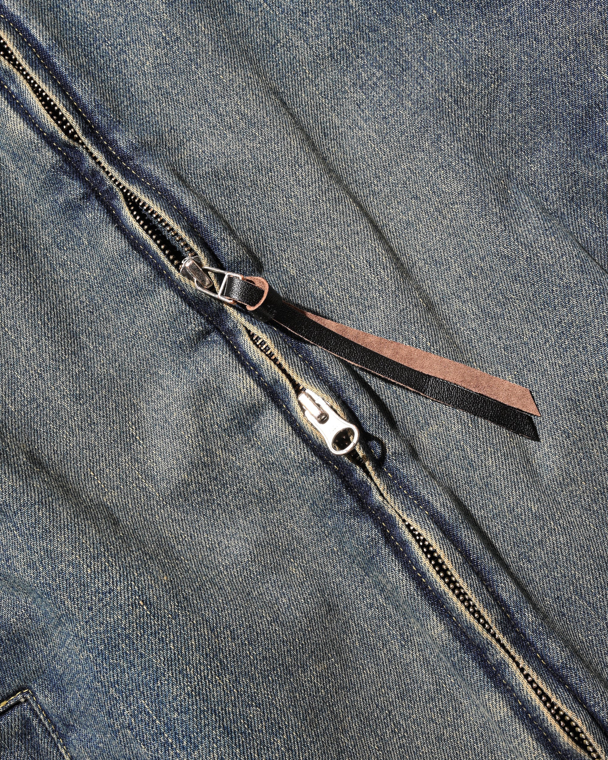 VINTAGE DYED SELVEDGE DENIM CITY UTILITY JACKET (VINTAGE INDIGO)