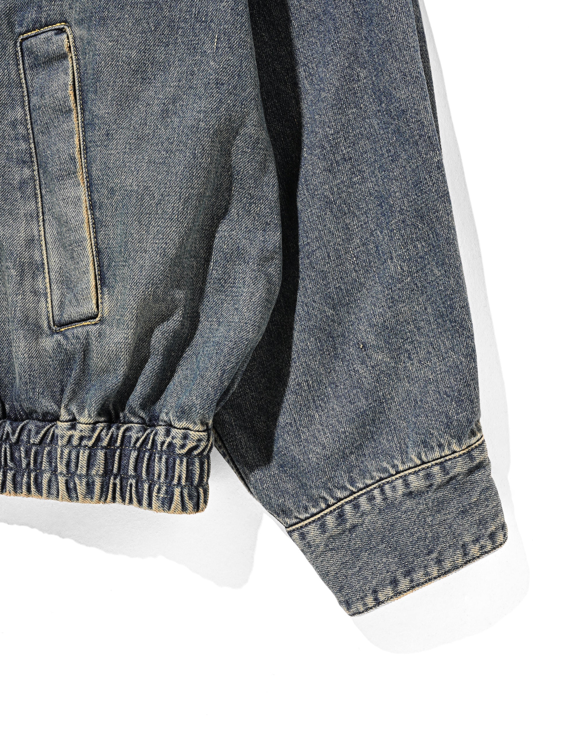 VINTAGE DYED SELVEDGE DENIM CITY UTILITY JACKET (VINTAGE INDIGO)