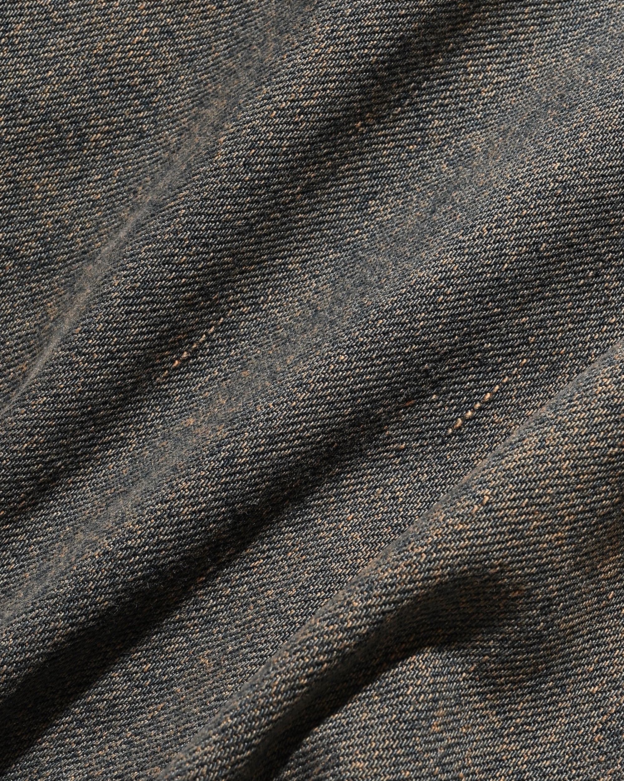 VINTAGE DYED SELVEDGE DENIM CITY UTILITY JACKET (VINTAGE BROWN)