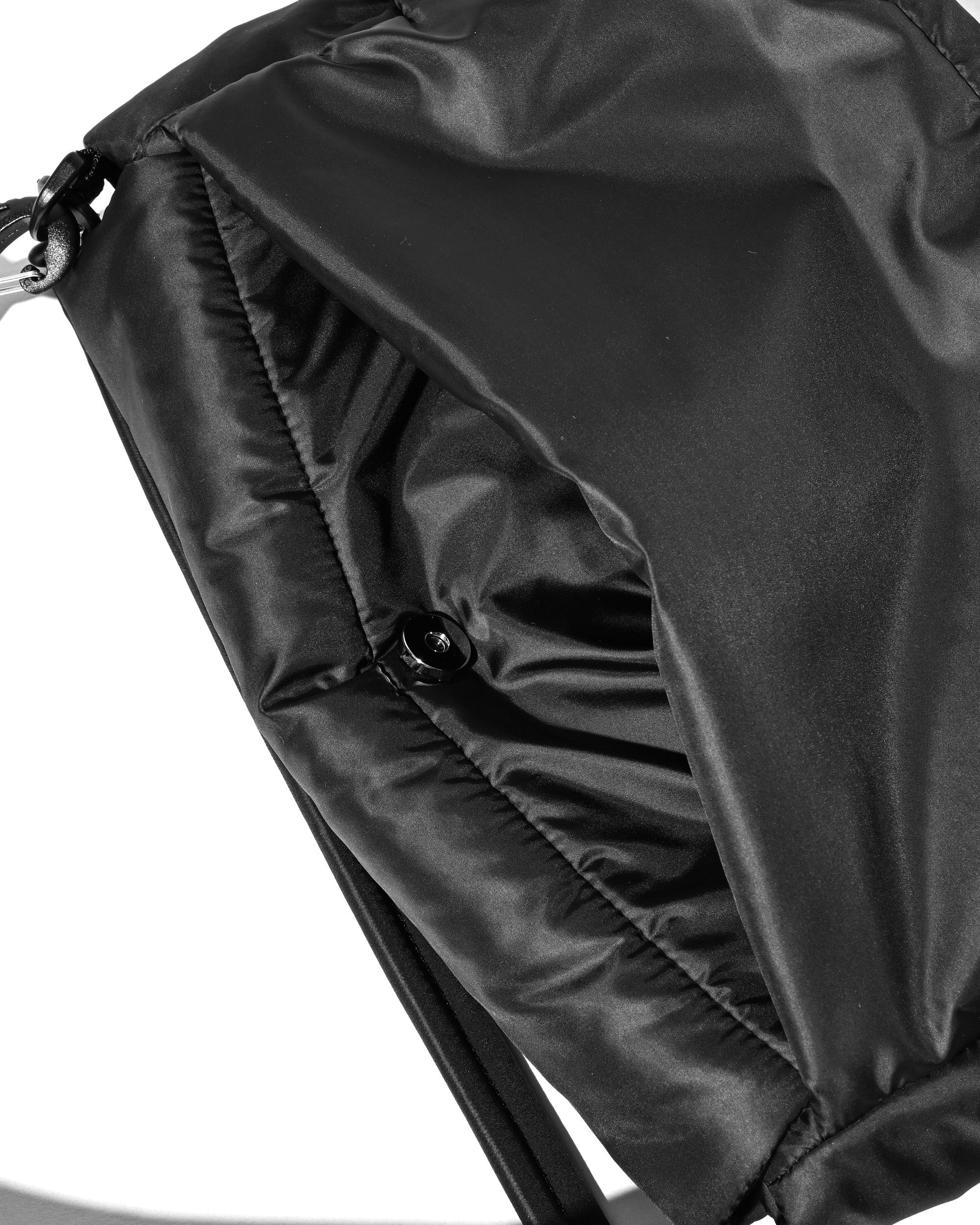 【6.24 WED 20:00- IN STOCK】PADDED FLAP HOLIDAY BAG(BLACK)