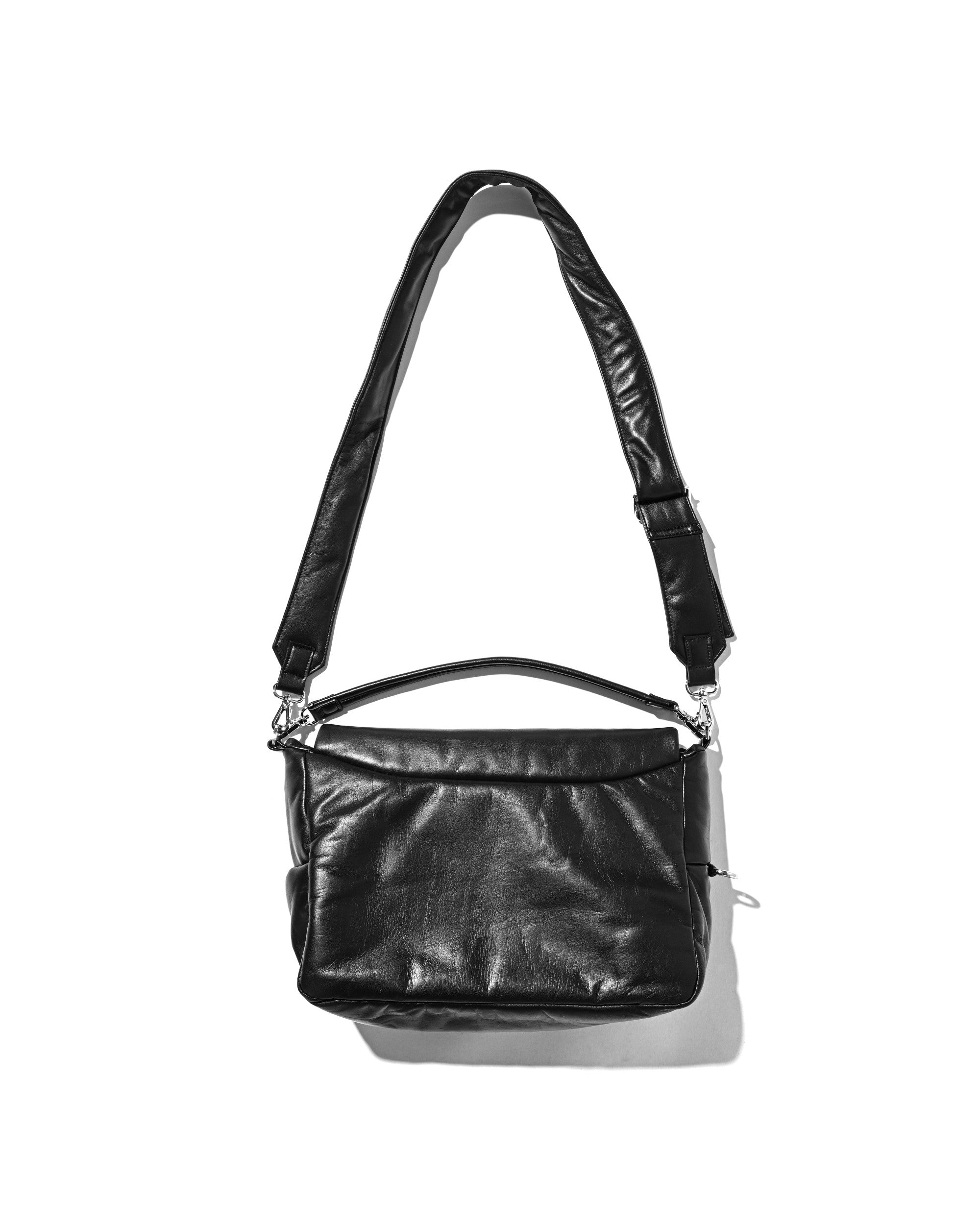 【7.18 SAT 20:00- IN STOCK】LEATHER PADDED FLAP HOLIDAY BAG