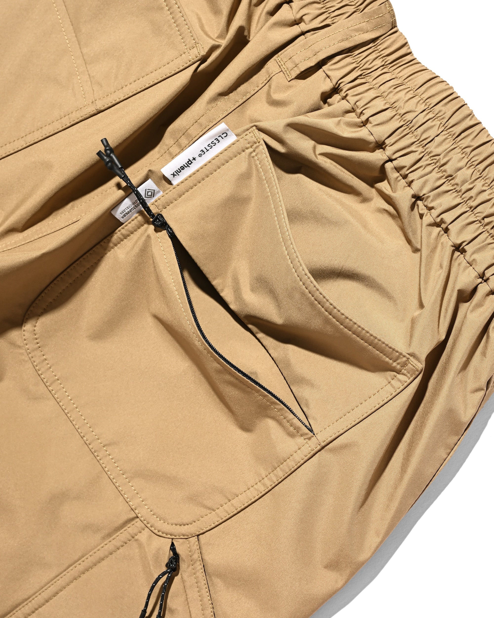 【7.22 WED 20:00- IN STOCK】+phenix WINDSTOPPER® by GORE-TEX LABS CITY DOUBLE KNEE WORKER HALF PANTS (CAMEL BEIGE)