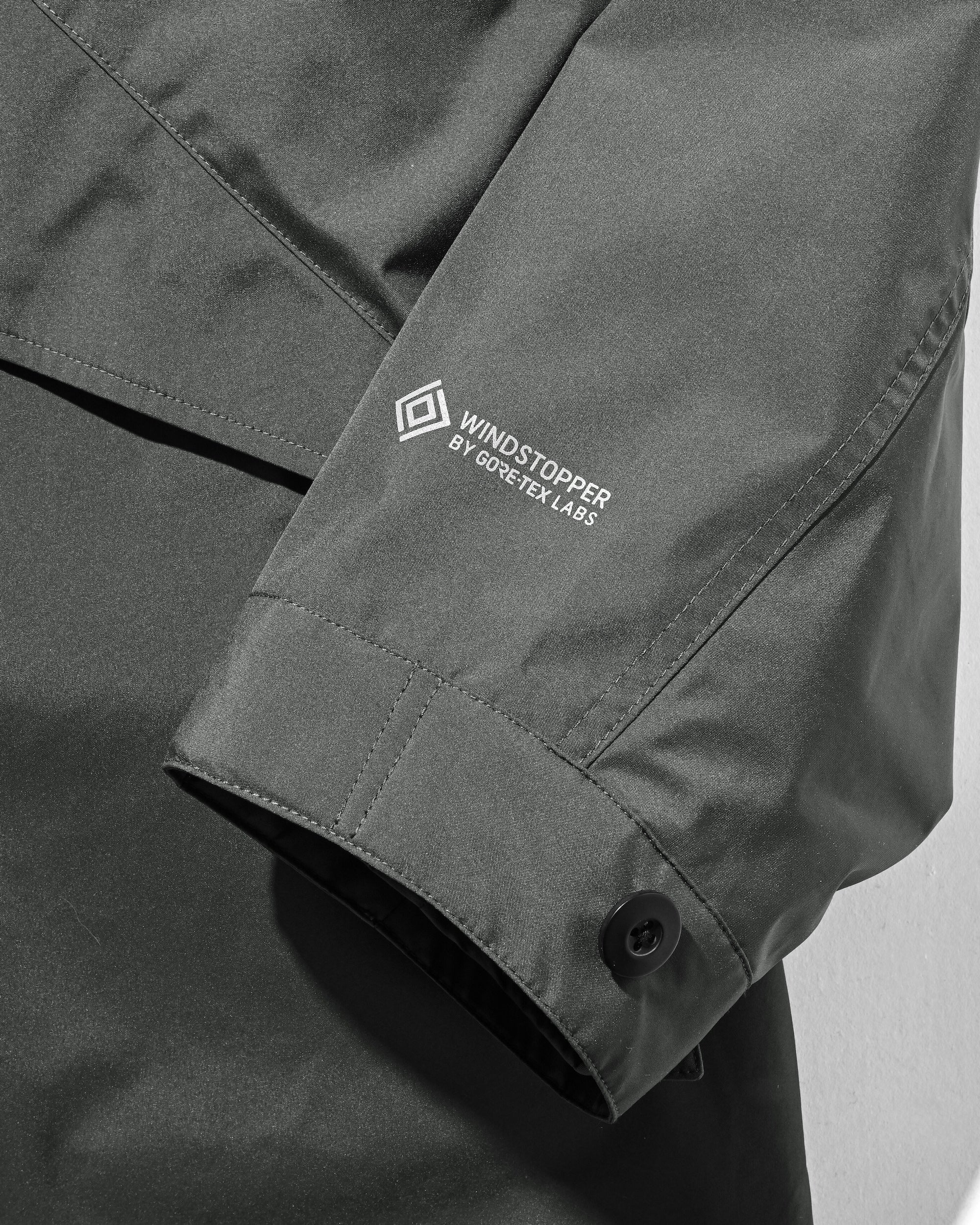 +phenix WINDSTOPPER® by GORE-TEX LABS CITY FISHTAIL PARKA WITH LINER JACKET (ASPHALT GRAY)