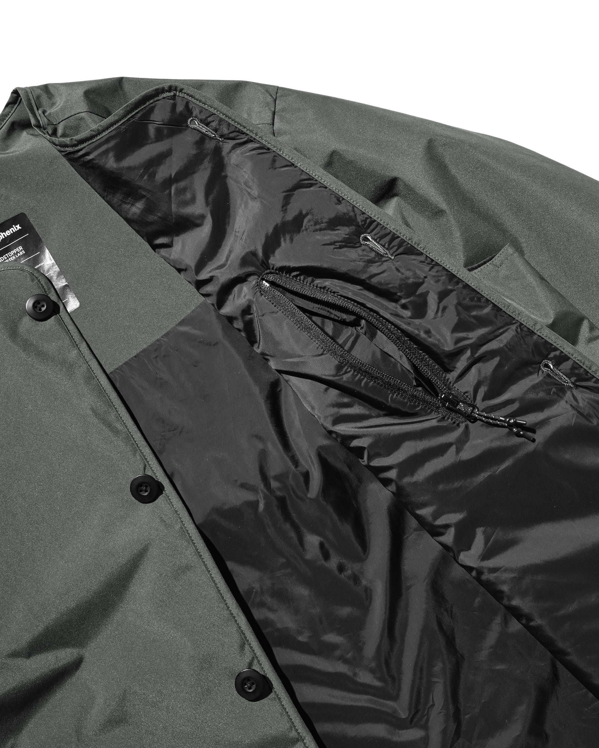+phenix WINDSTOPPER® by GORE-TEX LABS CITY FISHTAIL PARKA WITH LINER JACKET (ASPHALT GRAY)