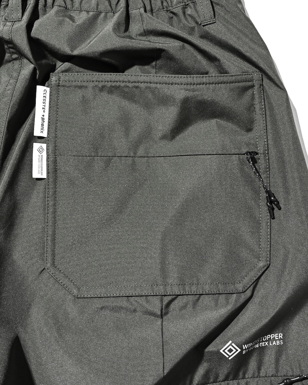 【7.25 SAT 20:00- IN STOCK】+phenix WINDSTOPPER® by GORE-TEX LABS CITY MASSIVE UTILITY HALF PANTS (ASPHALT GRAY)